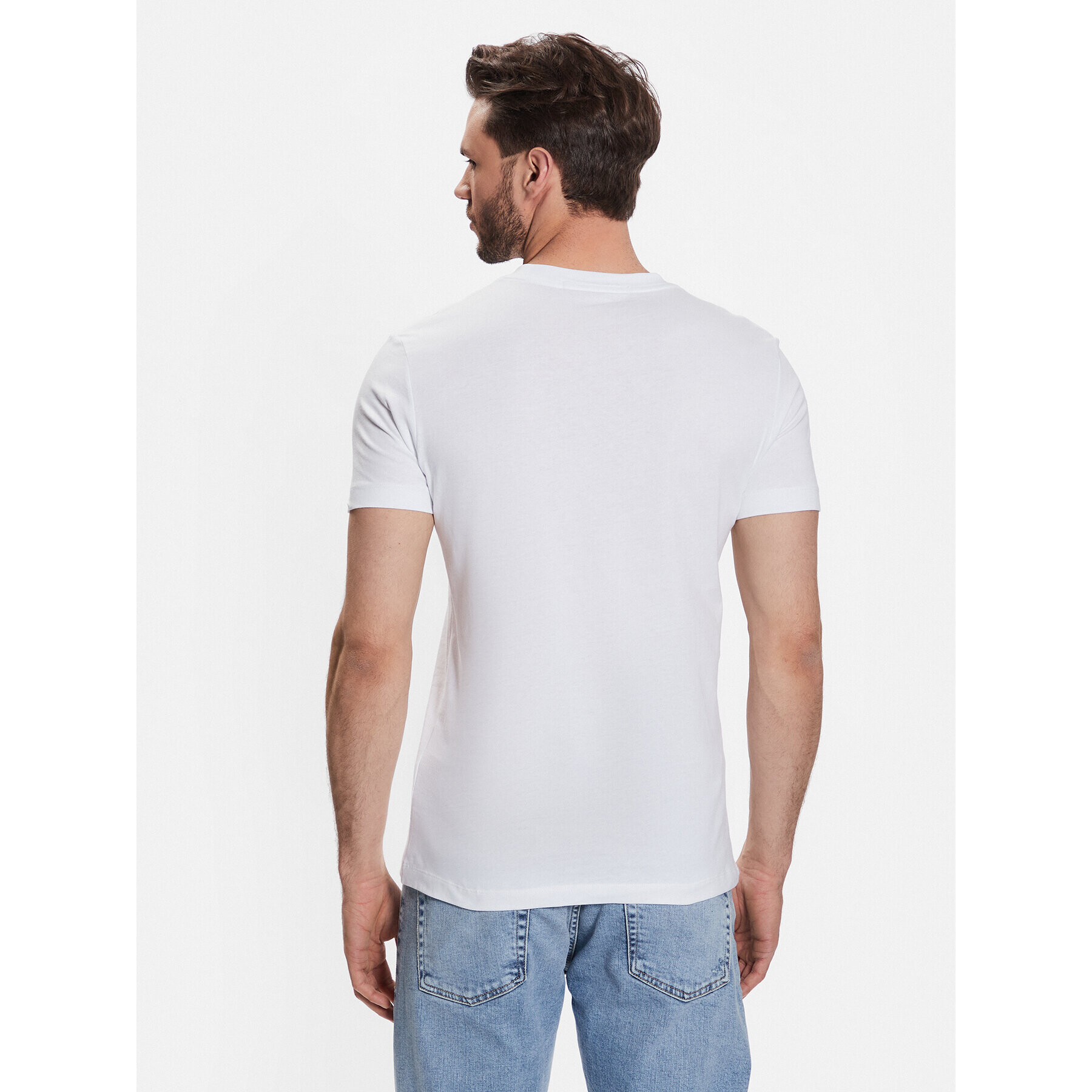 Calvin Klein Jeans T-Shirt J30J322872 Bílá Regular Fit - Pepit.cz