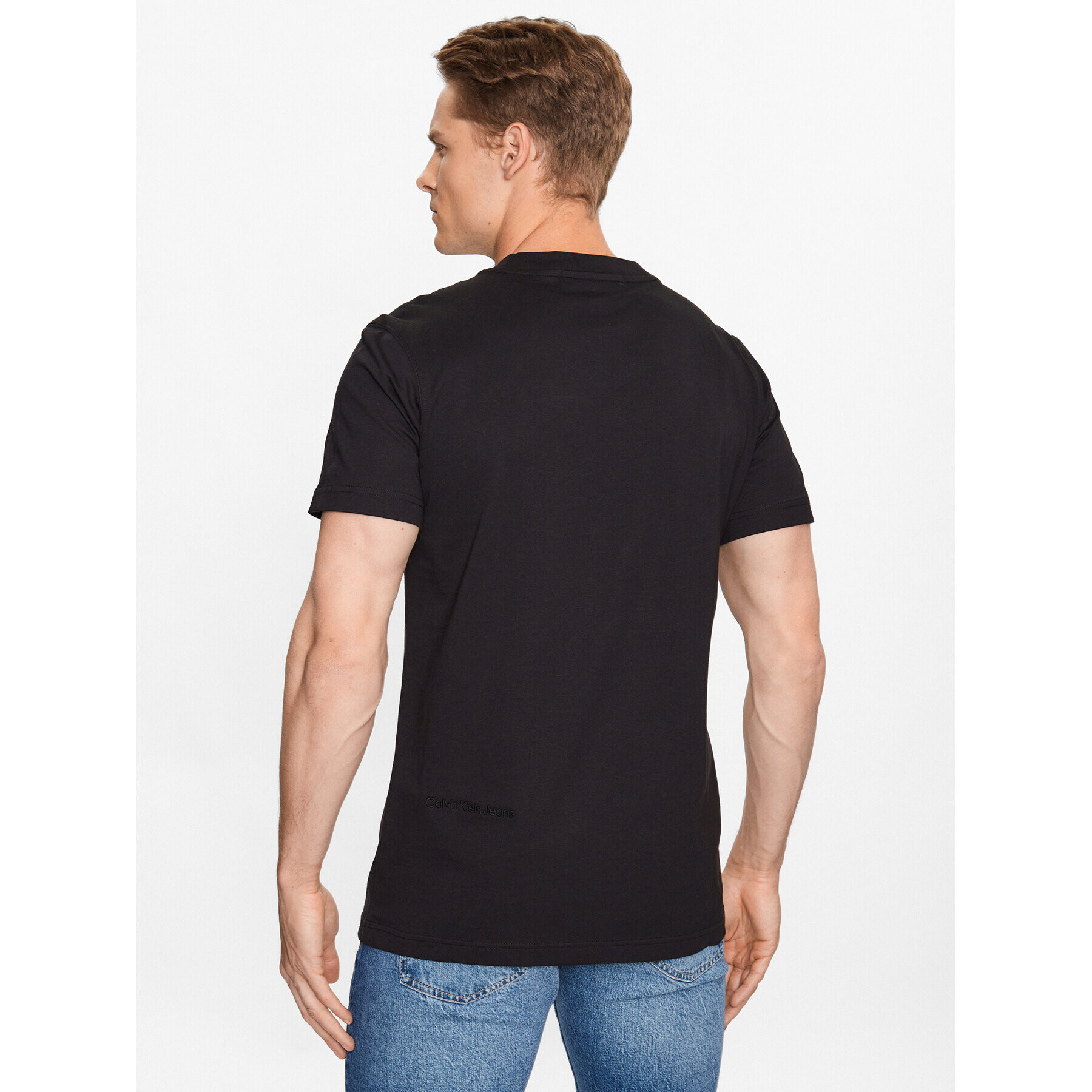 Calvin Klein Jeans T-Shirt J30J323492 Černá Regular Fit - Pepit.cz