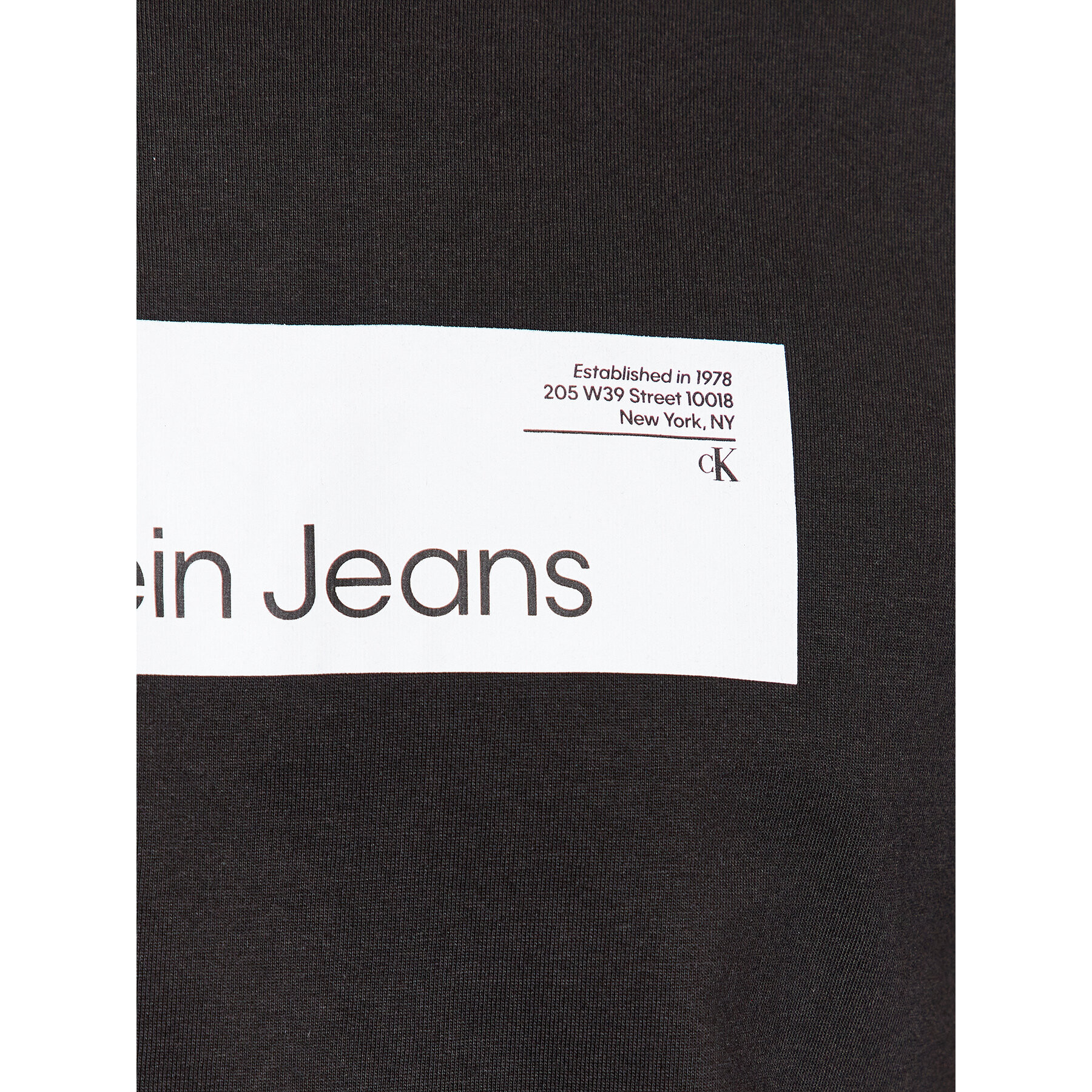 Calvin Klein Jeans T-Shirt J30J324018 Černá Regular Fit - Pepit.cz