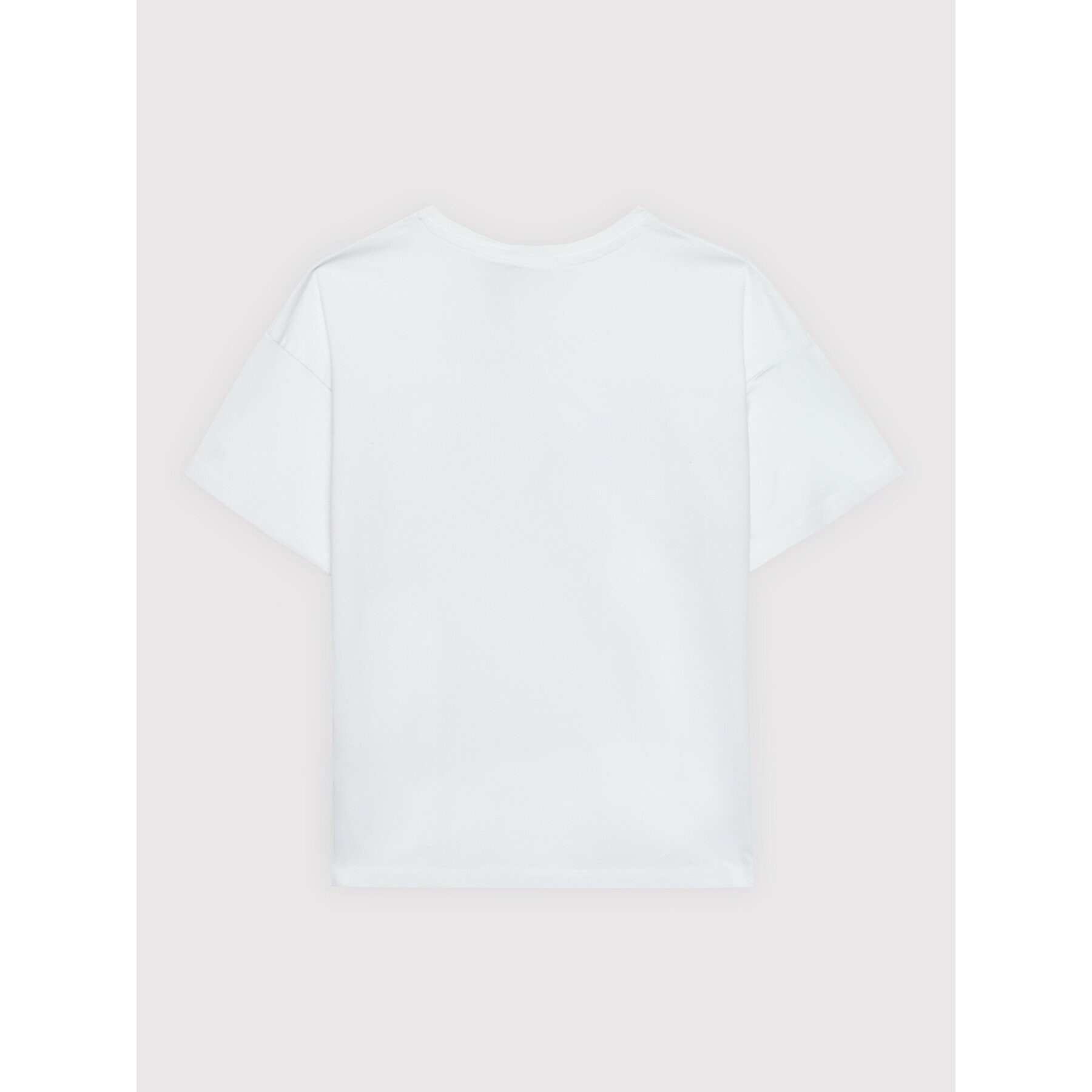 Calvin Klein Jeans T-Shirt Liquid Logo Print IG0IG01292 Bílá Regular Fit - Pepit.cz