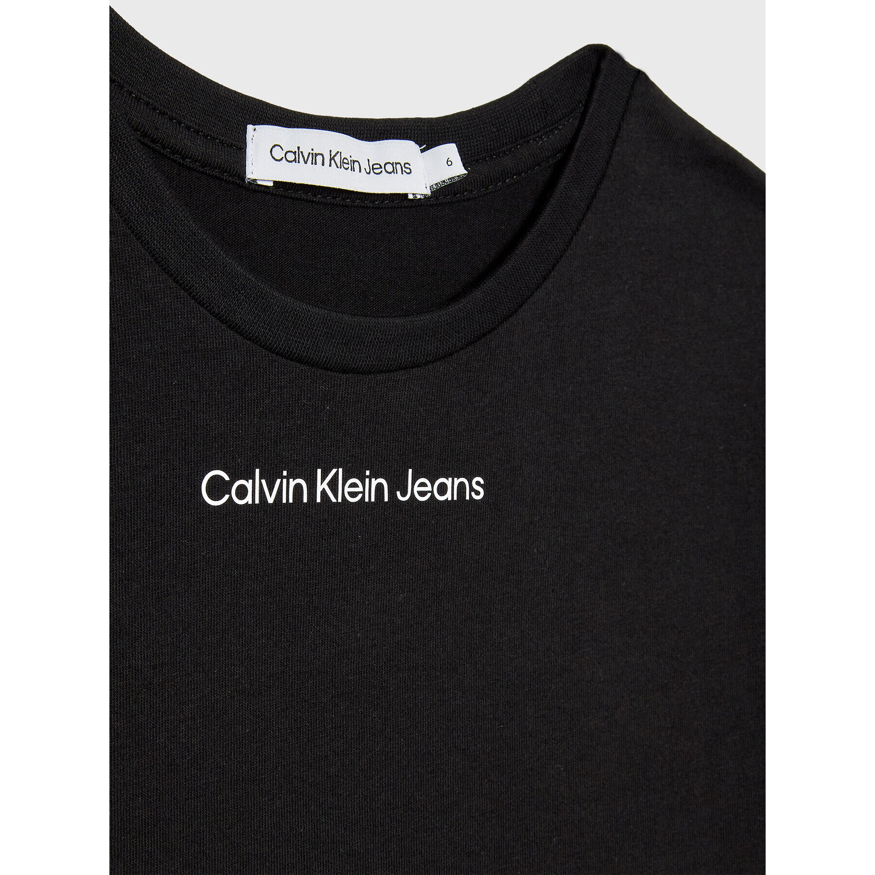 Calvin Klein Jeans T-Shirt Logo Boxy IG0IG01536 Černá Regular Fit - Pepit.cz