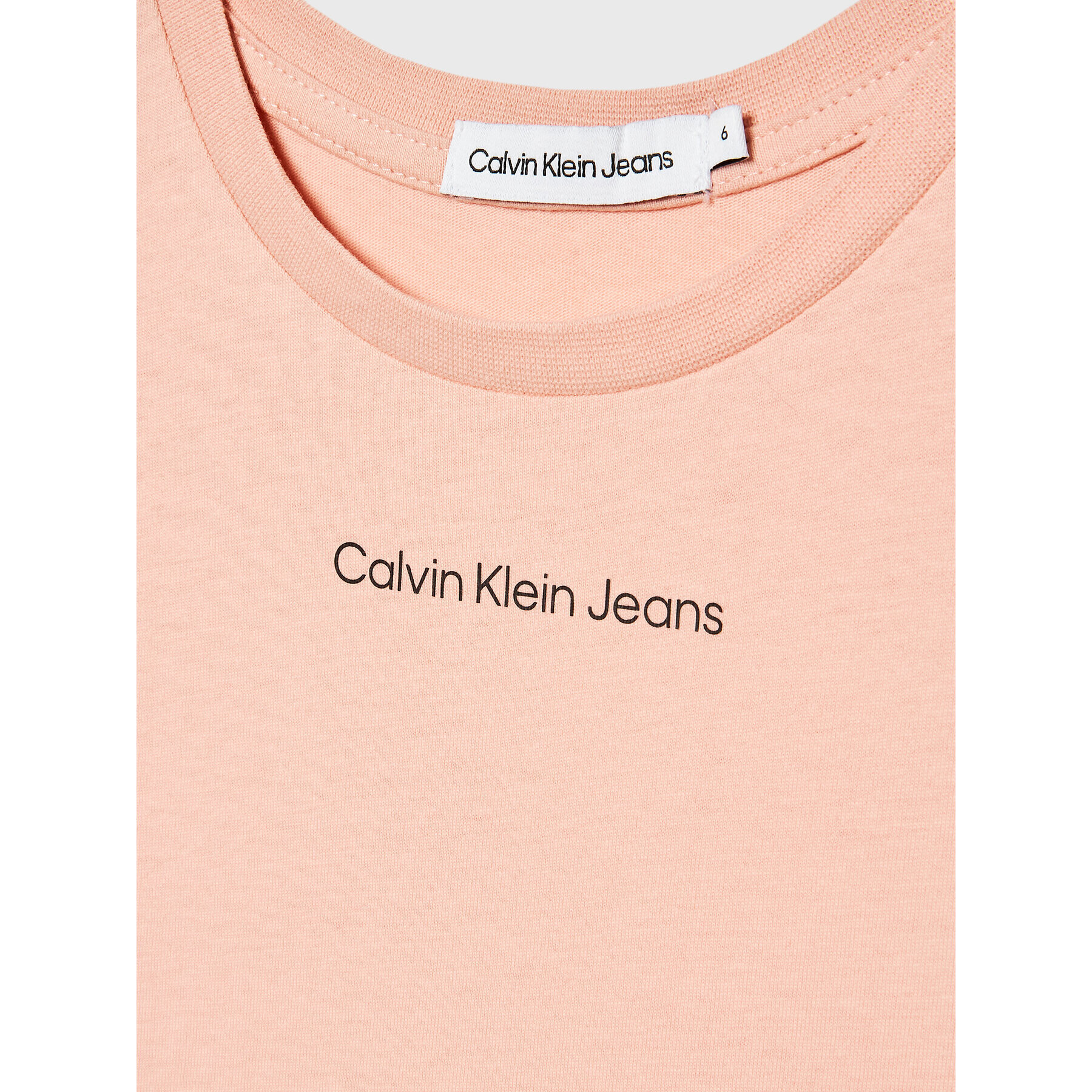 Calvin Klein Jeans T-Shirt Logo IG0IG01536 Růžová Boxy Fit - Pepit.cz