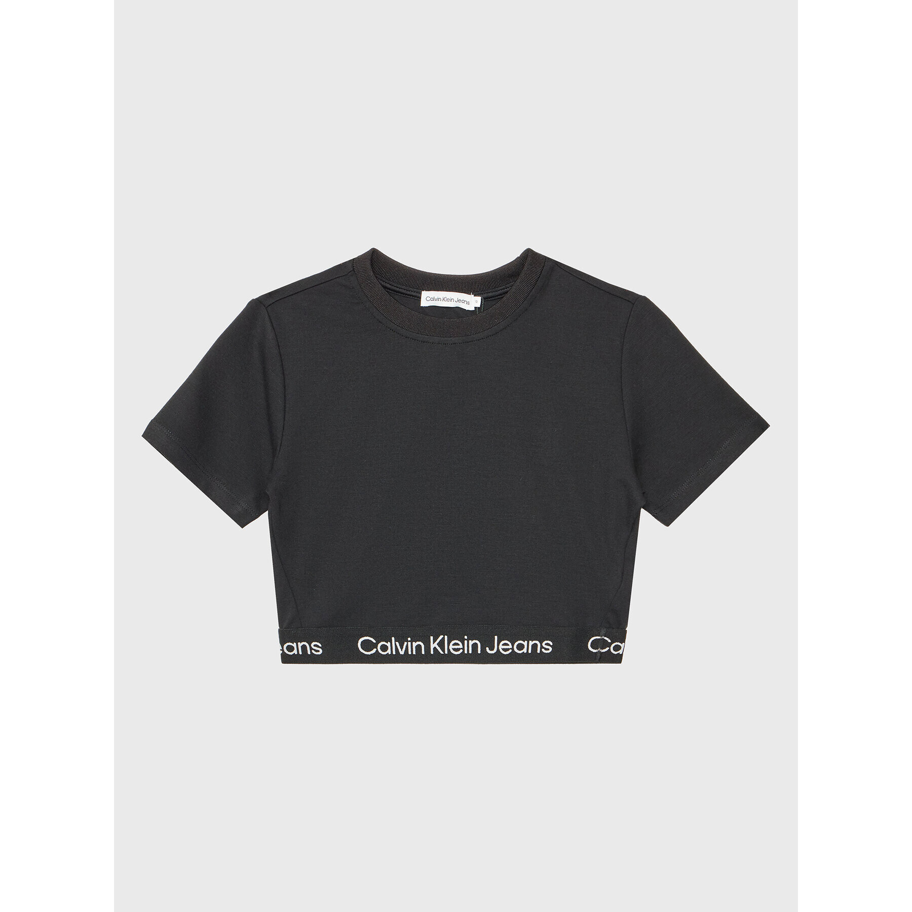 Calvin Klein Jeans T-Shirt Logo Tape IG0IG01948 Černá Regular Fit - Pepit.cz