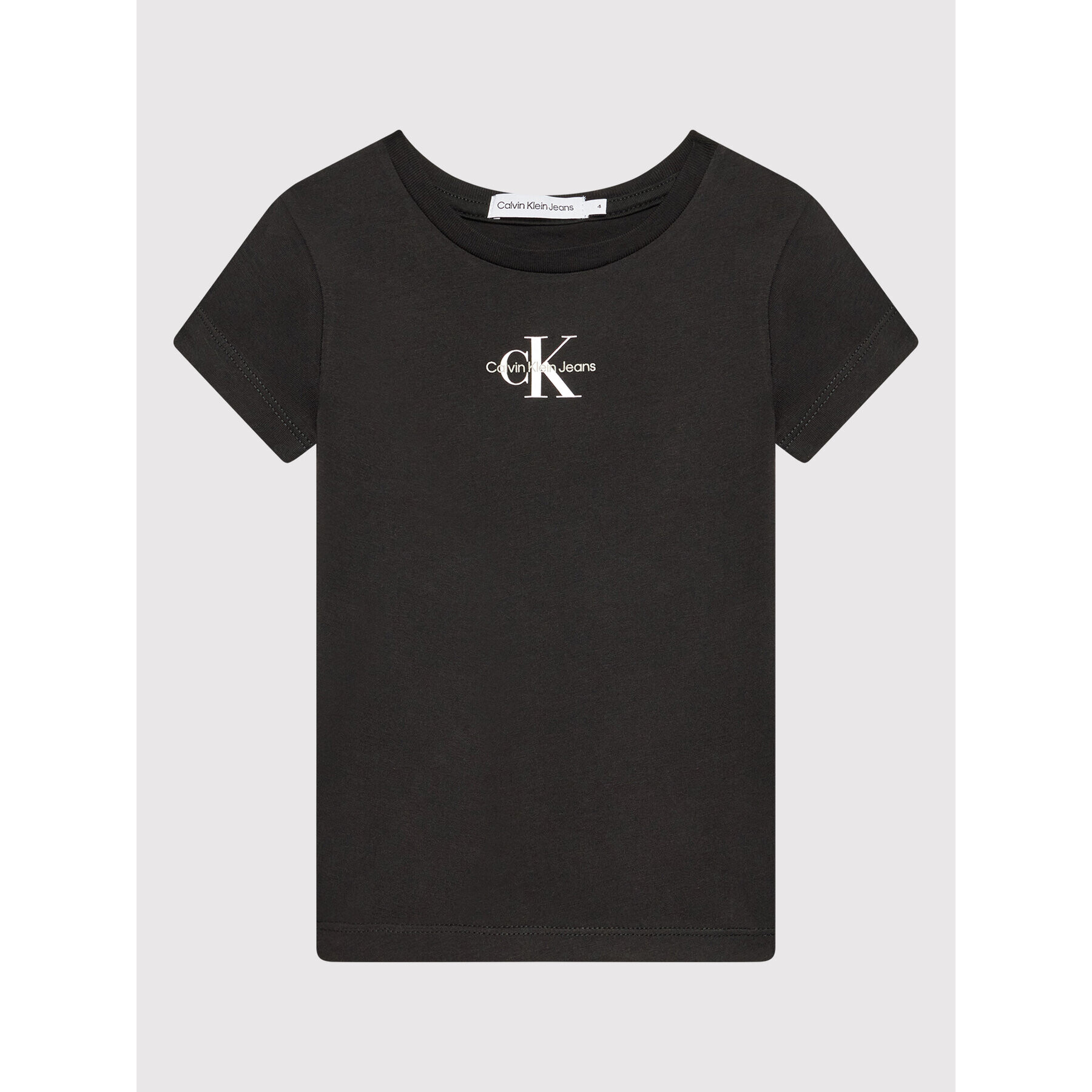 Calvin Klein Jeans T-Shirt Micro Monogram IG0IG01470 Černá Slim Fit - Pepit.cz