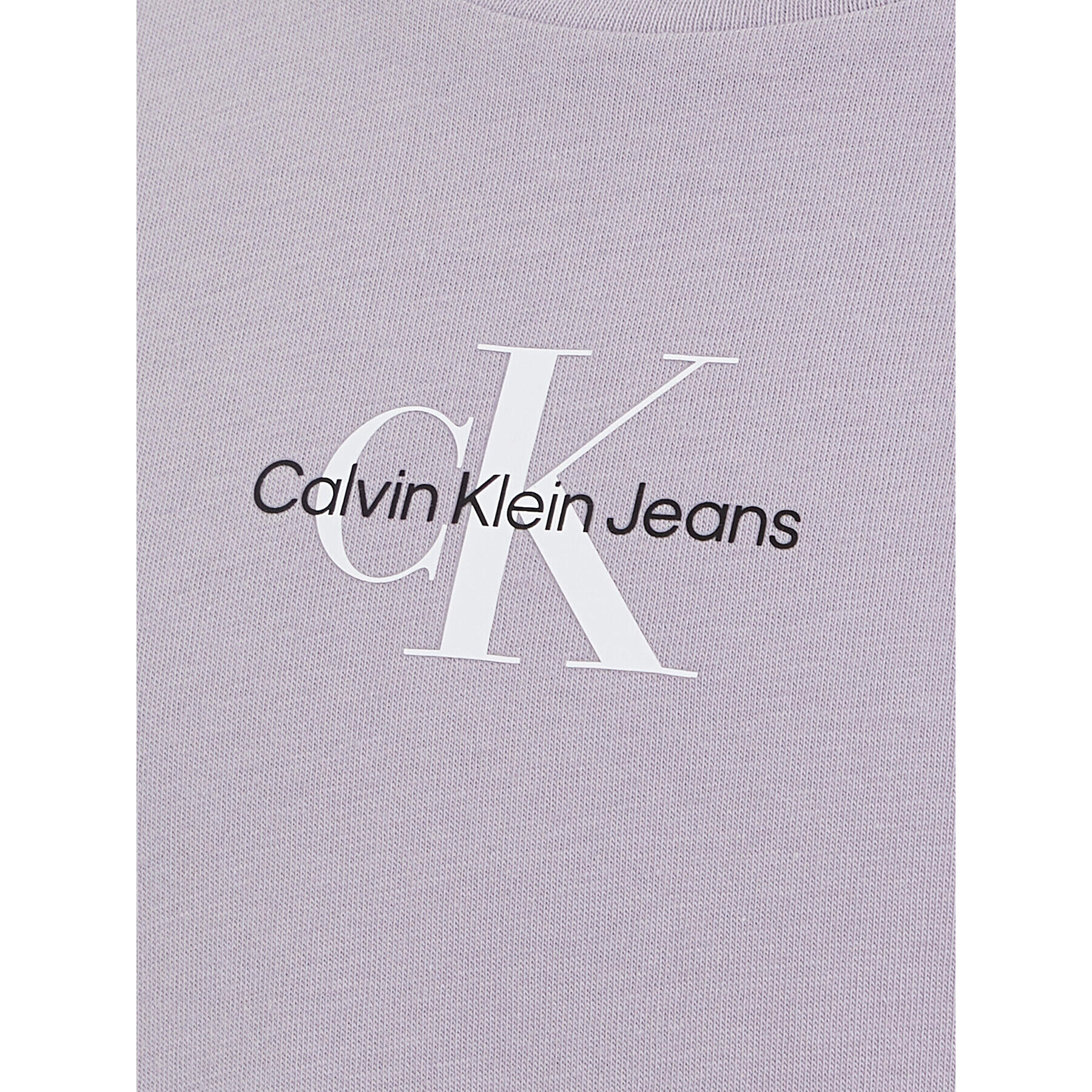 Calvin Klein Jeans T-Shirt Micro Monogram IG0IG01470 Fialová Regular Fit - Pepit.cz