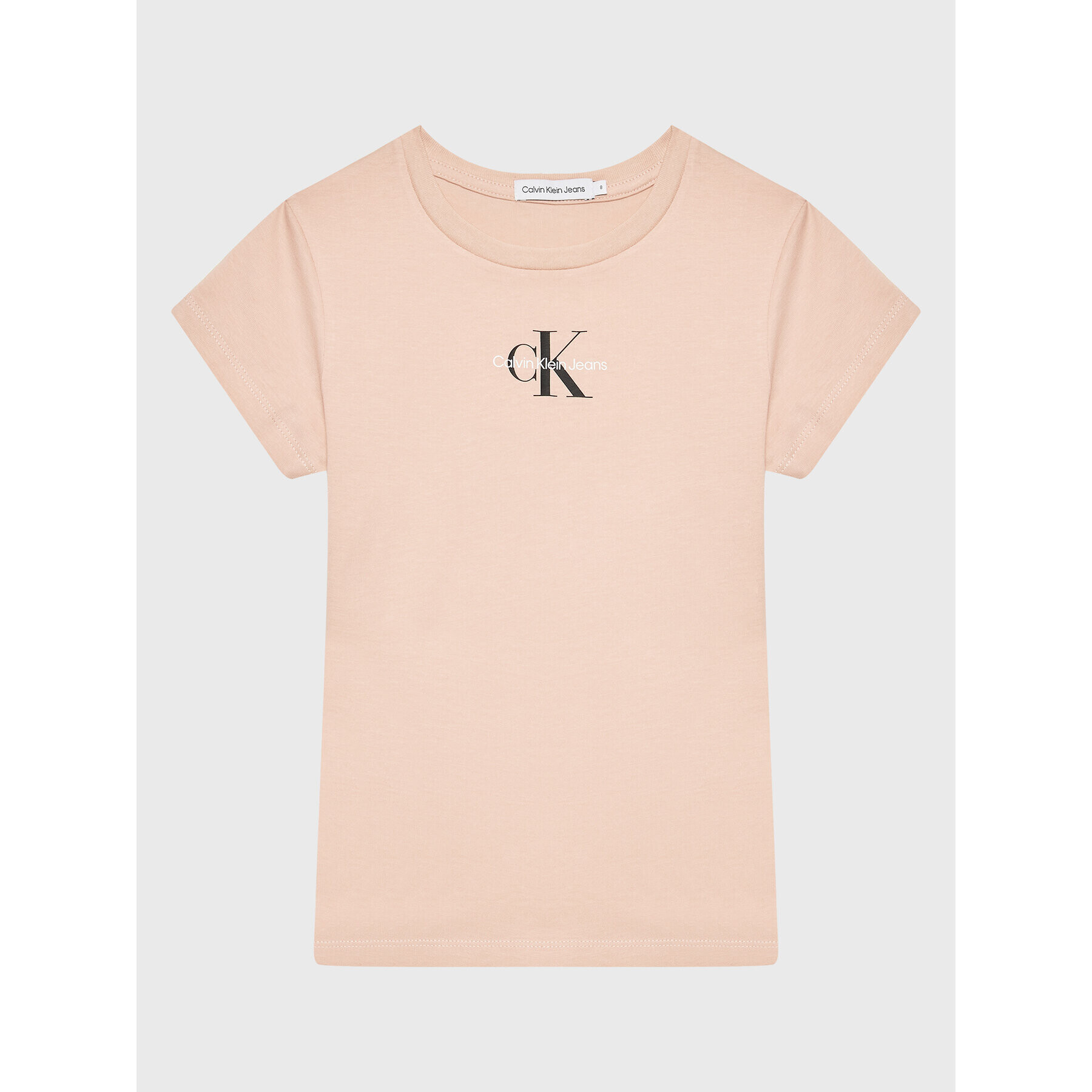 Calvin Klein Jeans T-Shirt Micro Monogram IG0IG01470 Růžová Regular Fit - Pepit.cz