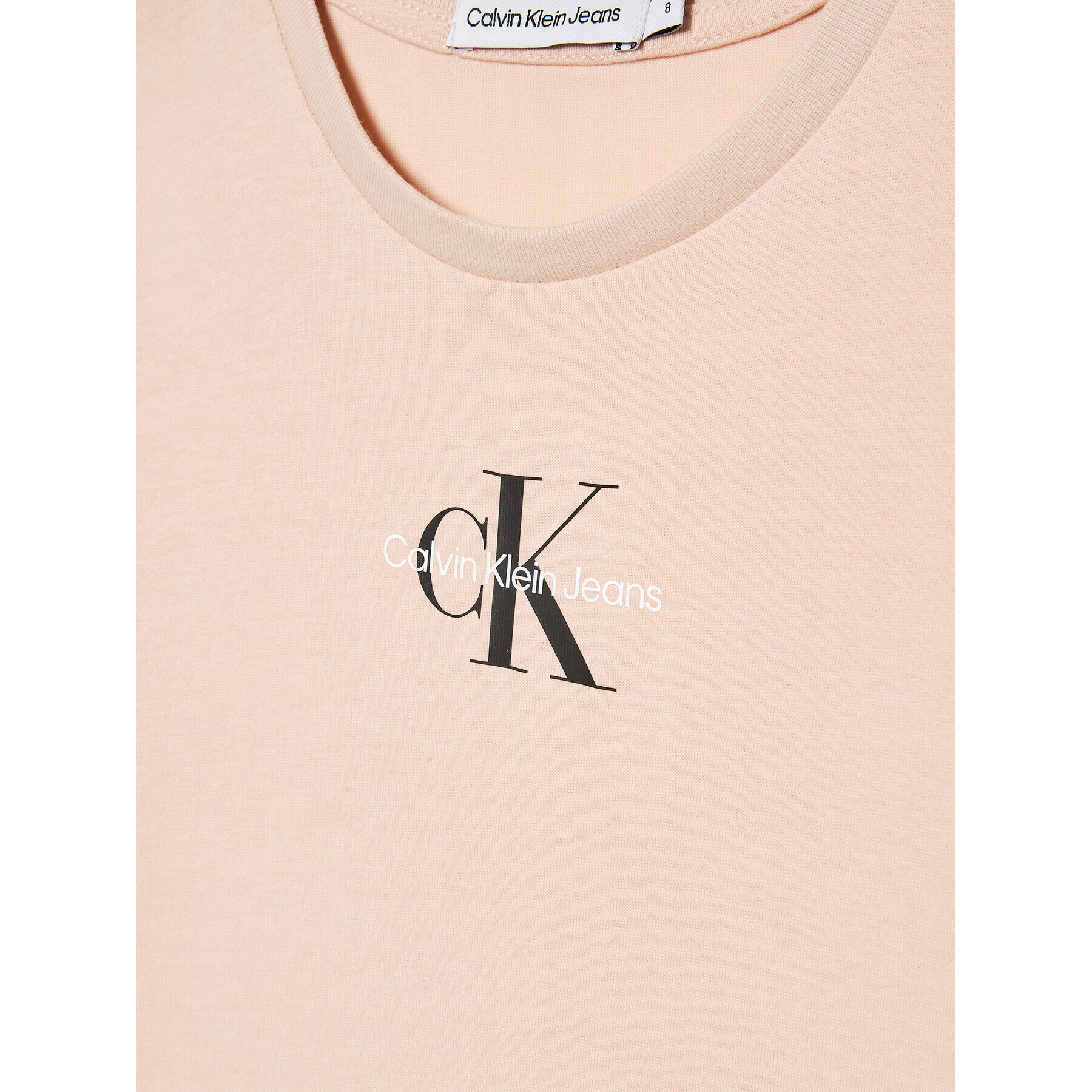 Calvin Klein Jeans T-Shirt Micro Monogram IG0IG01470 Růžová Regular Fit - Pepit.cz