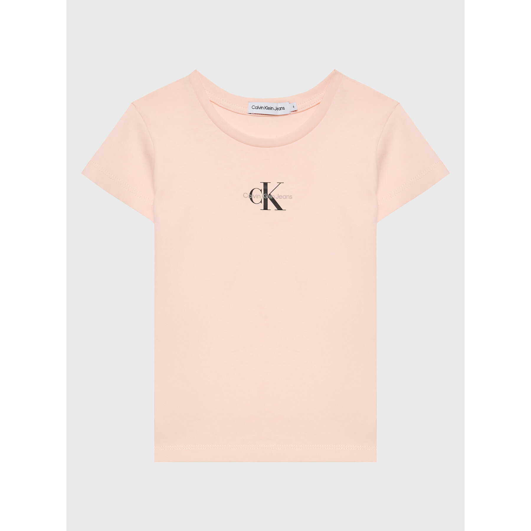 Calvin Klein Jeans T-Shirt Micro Monogram IG0IG01470 Růžová Regular Fit - Pepit.cz