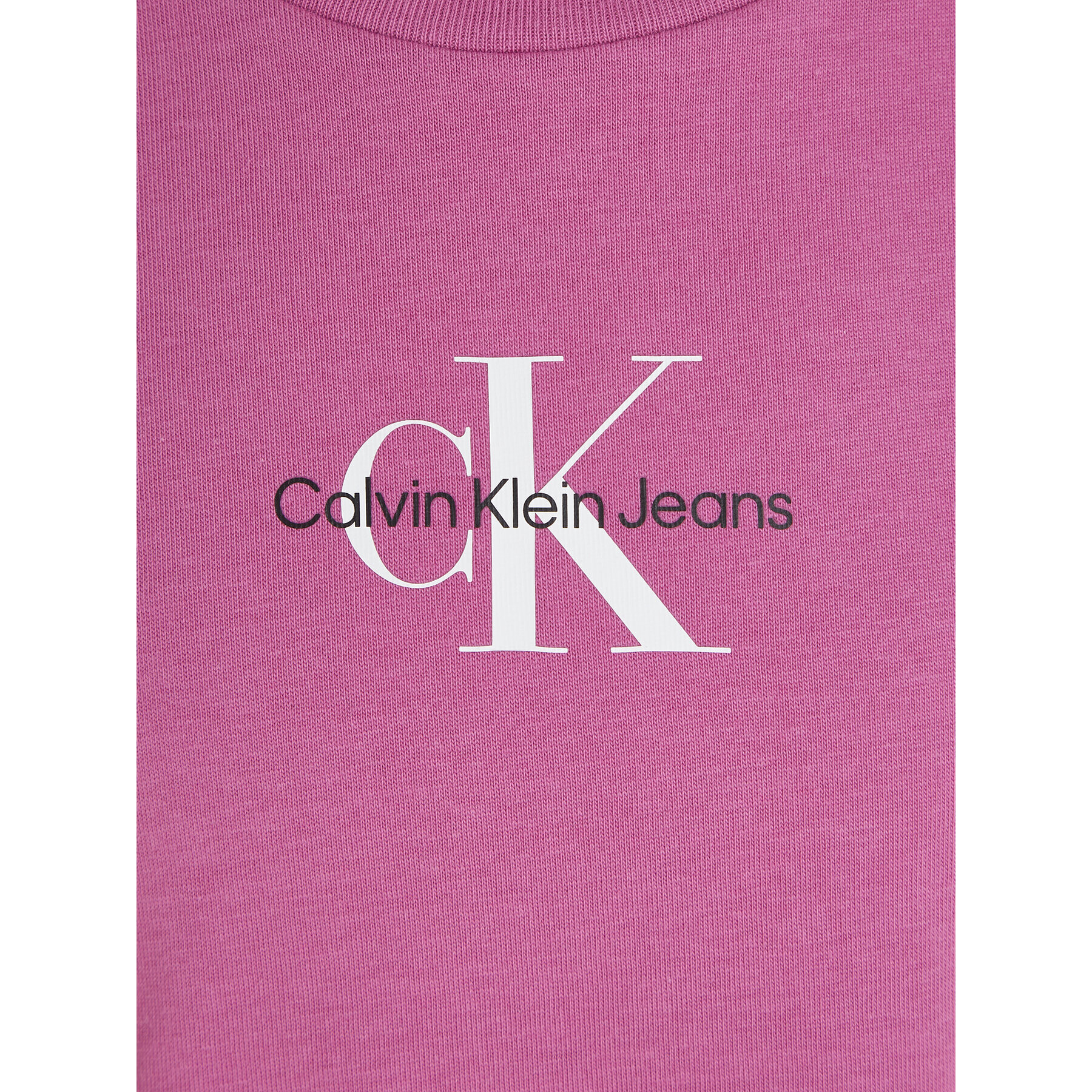 Calvin Klein Jeans T-Shirt Micro Monogram IG0IG01470 Růžová Slim Fit - Pepit.cz