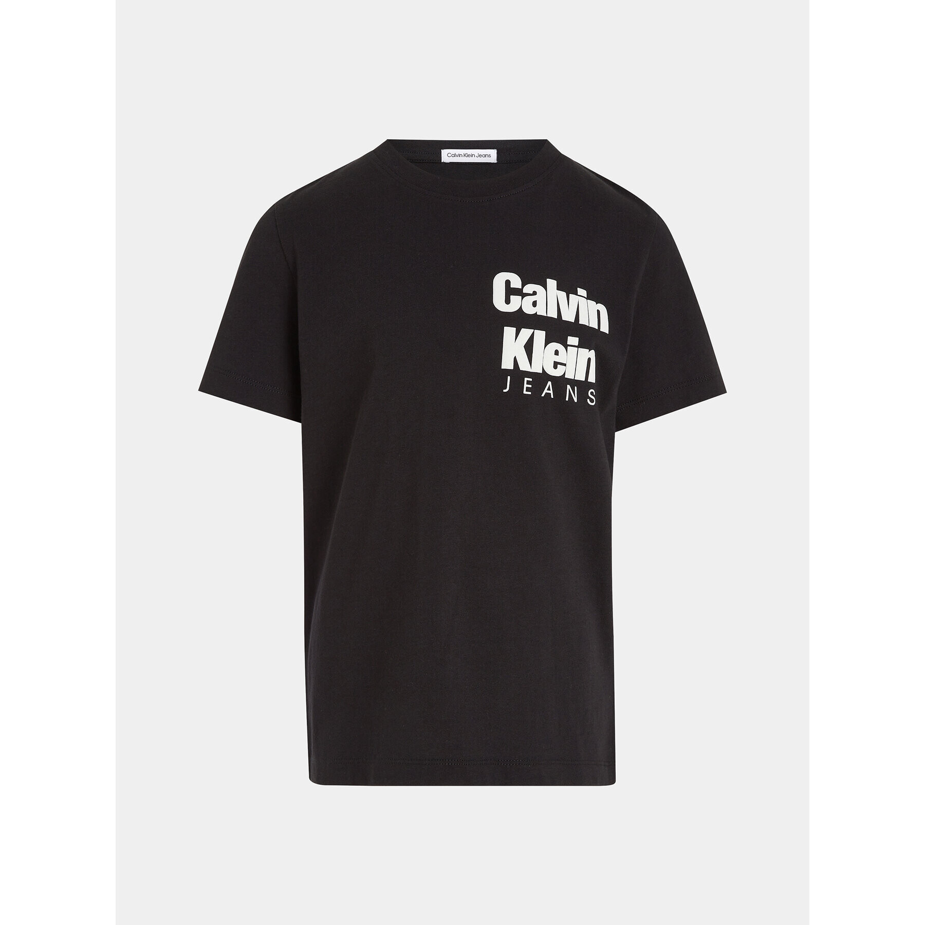 Calvin Klein Jeans T-Shirt Mini Blown Up Logo IB0IB01885 Černá Regular Fit - Pepit.cz