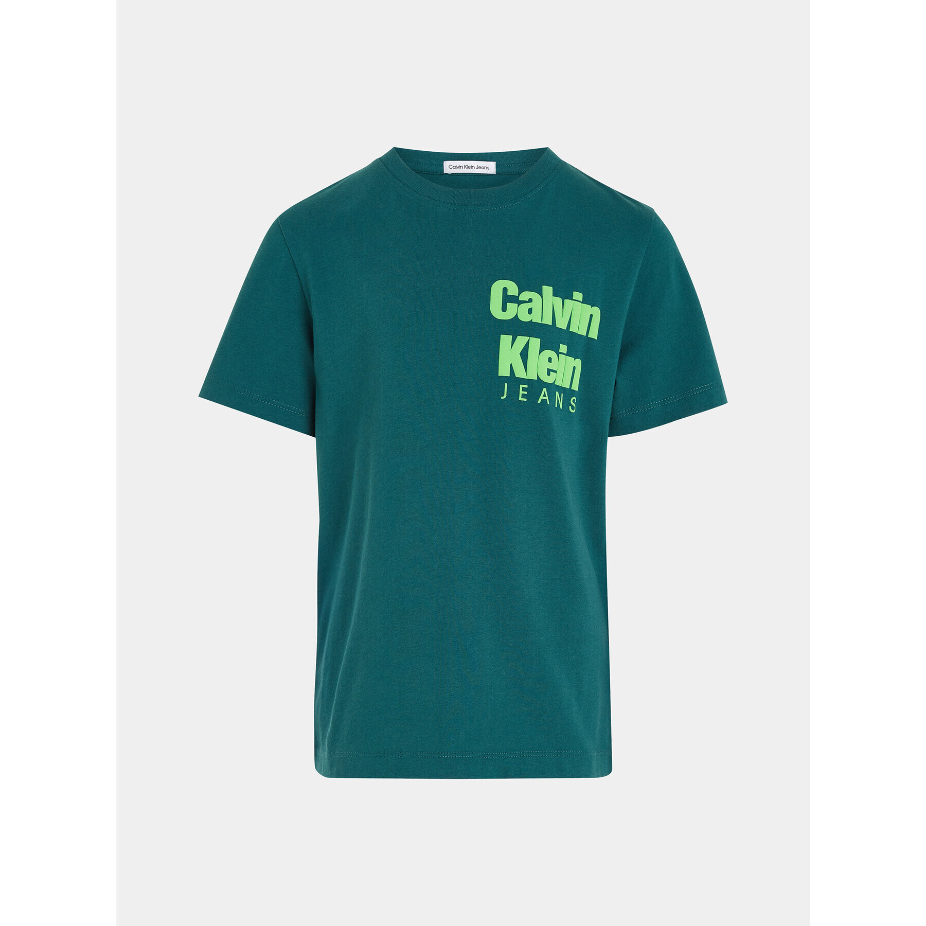 Calvin Klein Jeans T-Shirt Mini Blown Up Logo IB0IB01885 Modrá Regular Fit - Pepit.cz