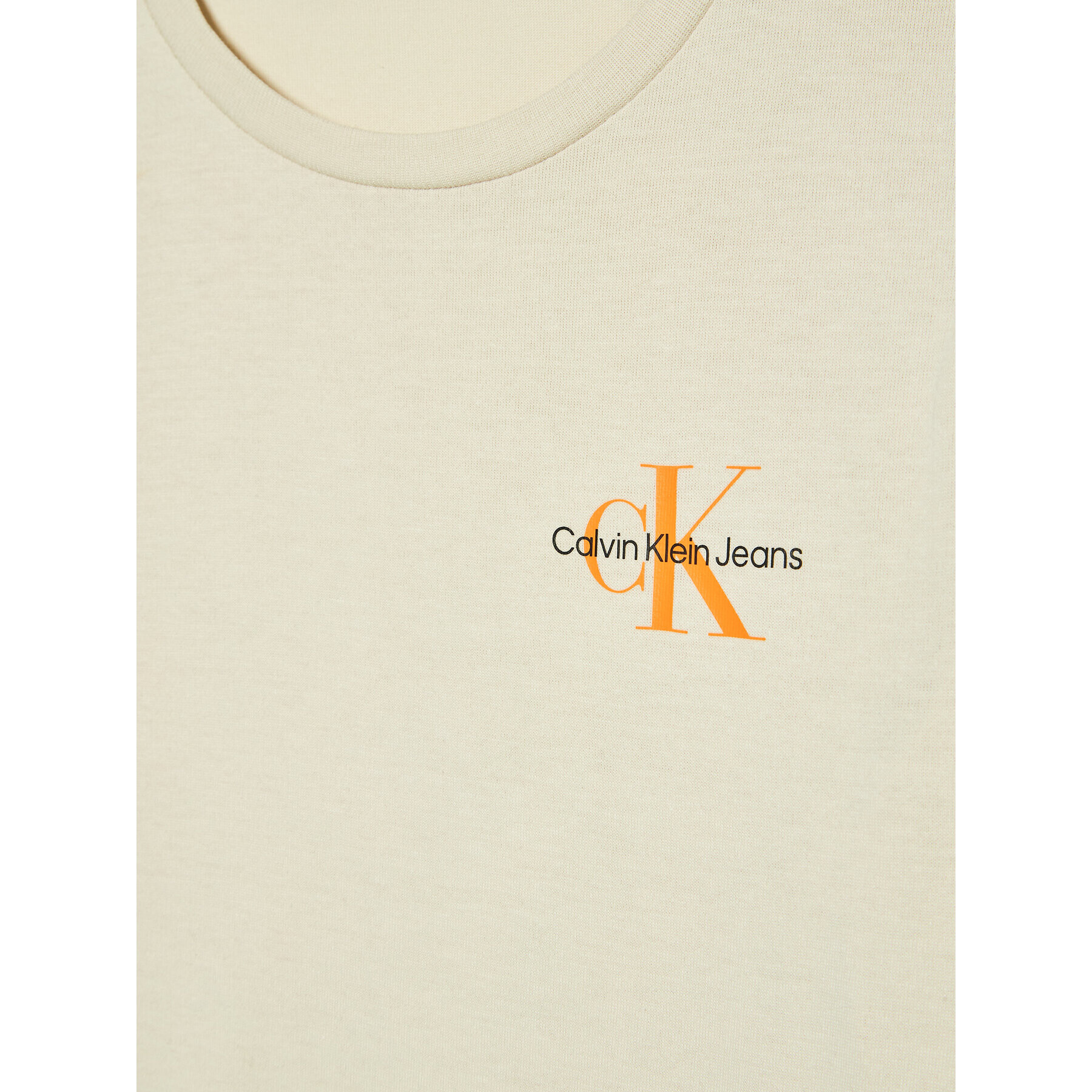 Calvin Klein Jeans T-Shirt Monogram IB0IB01231 Béžová Regular Fit - Pepit.cz