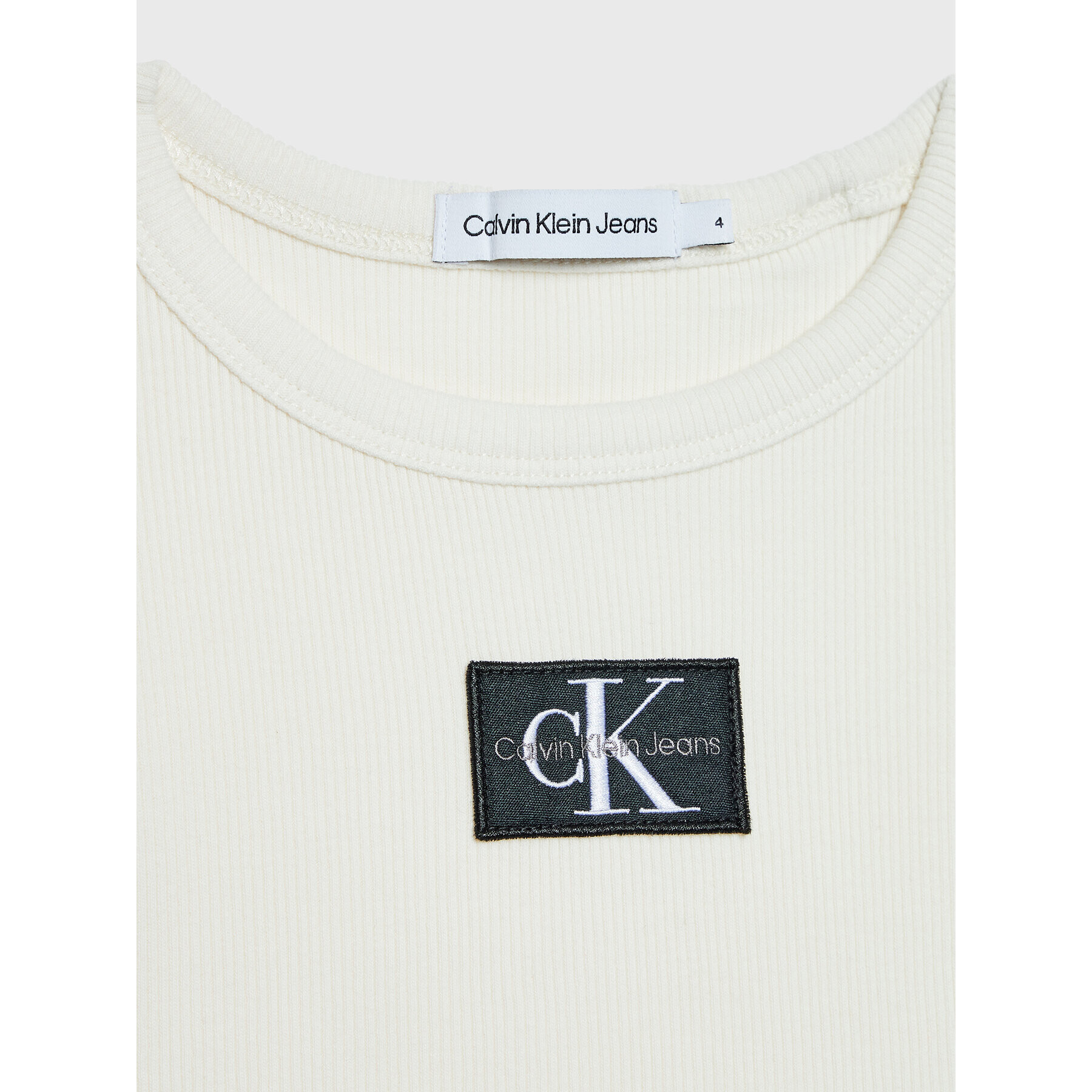 Calvin Klein Jeans T-Shirt Monogram IG0IG01570 Béžová Regular Fit - Pepit.cz