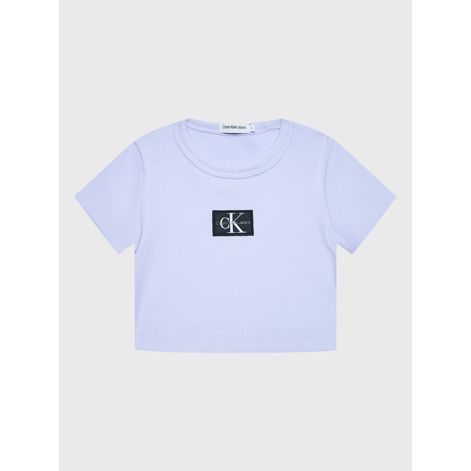 Calvin Klein Jeans T-Shirt Monogram IG0IG01570 Fialová Regular Fit - Pepit.cz