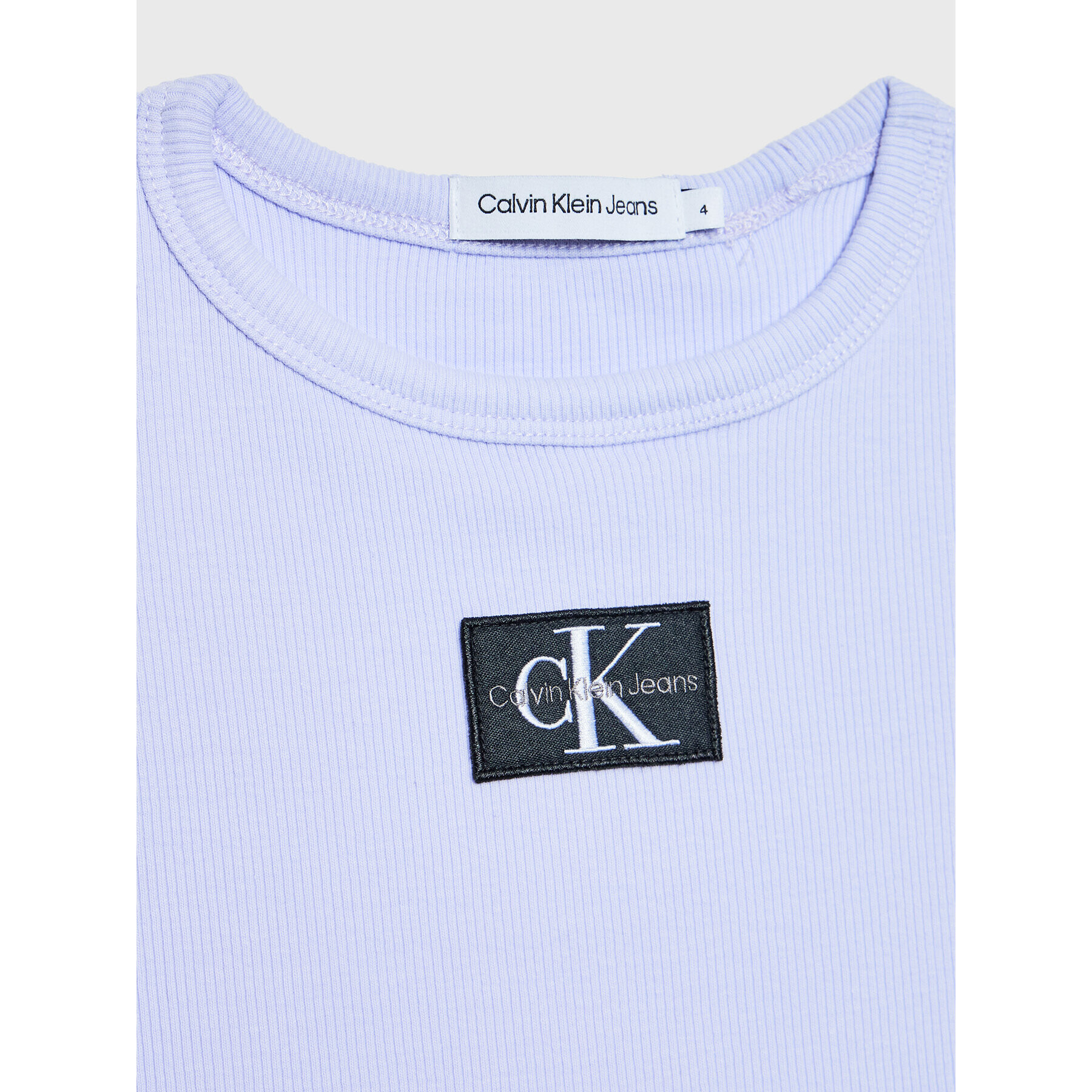 Calvin Klein Jeans T-Shirt Monogram IG0IG01570 Fialová Regular Fit - Pepit.cz