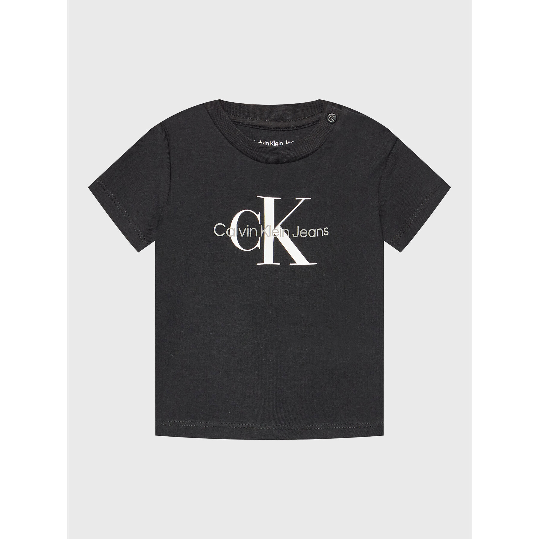 Calvin Klein Jeans T-Shirt Monogram IN0IN00001 Černá Regular Fit - Pepit.cz