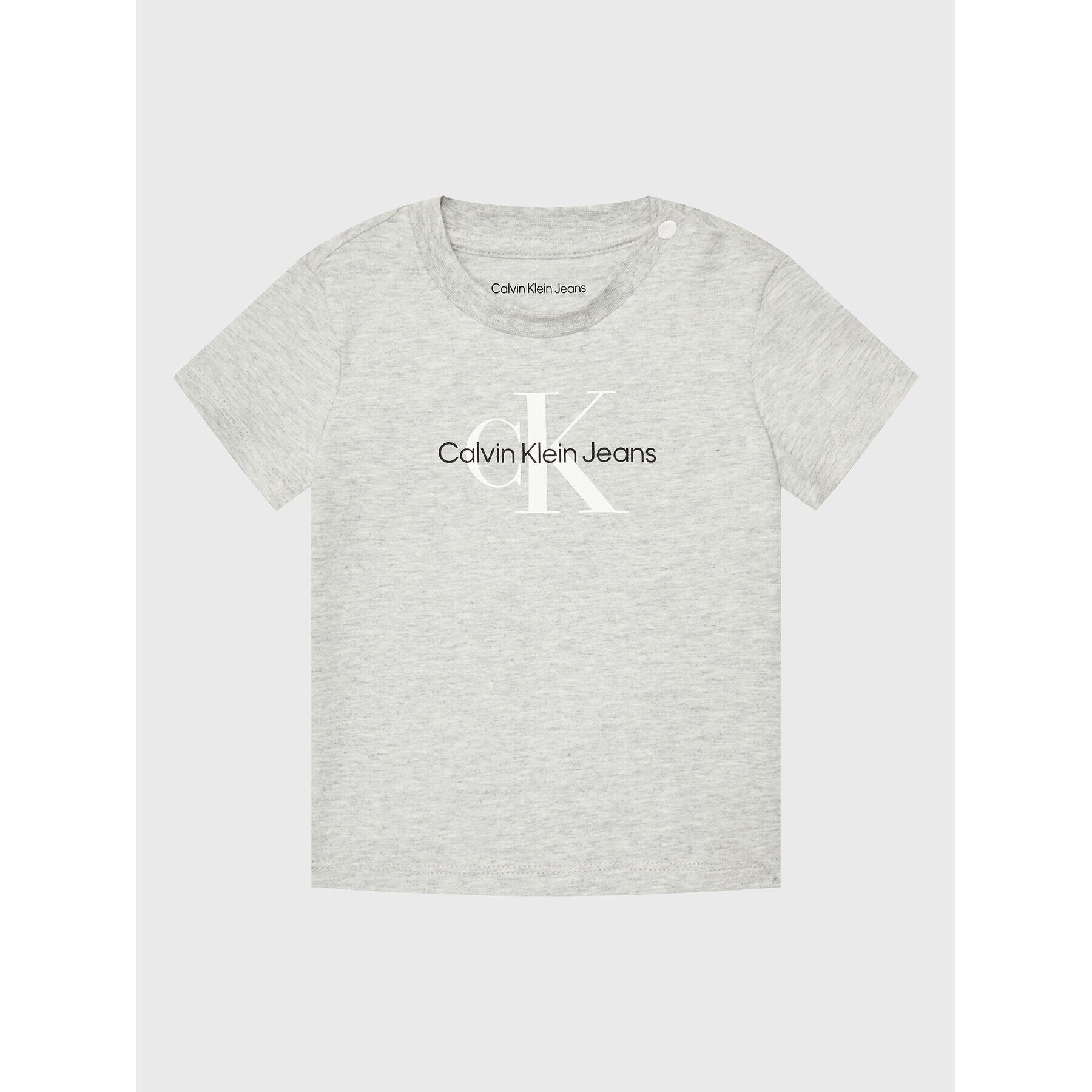 Calvin Klein Jeans T-Shirt Monogram IN0IN00001 Šedá Regular Fit - Pepit.cz