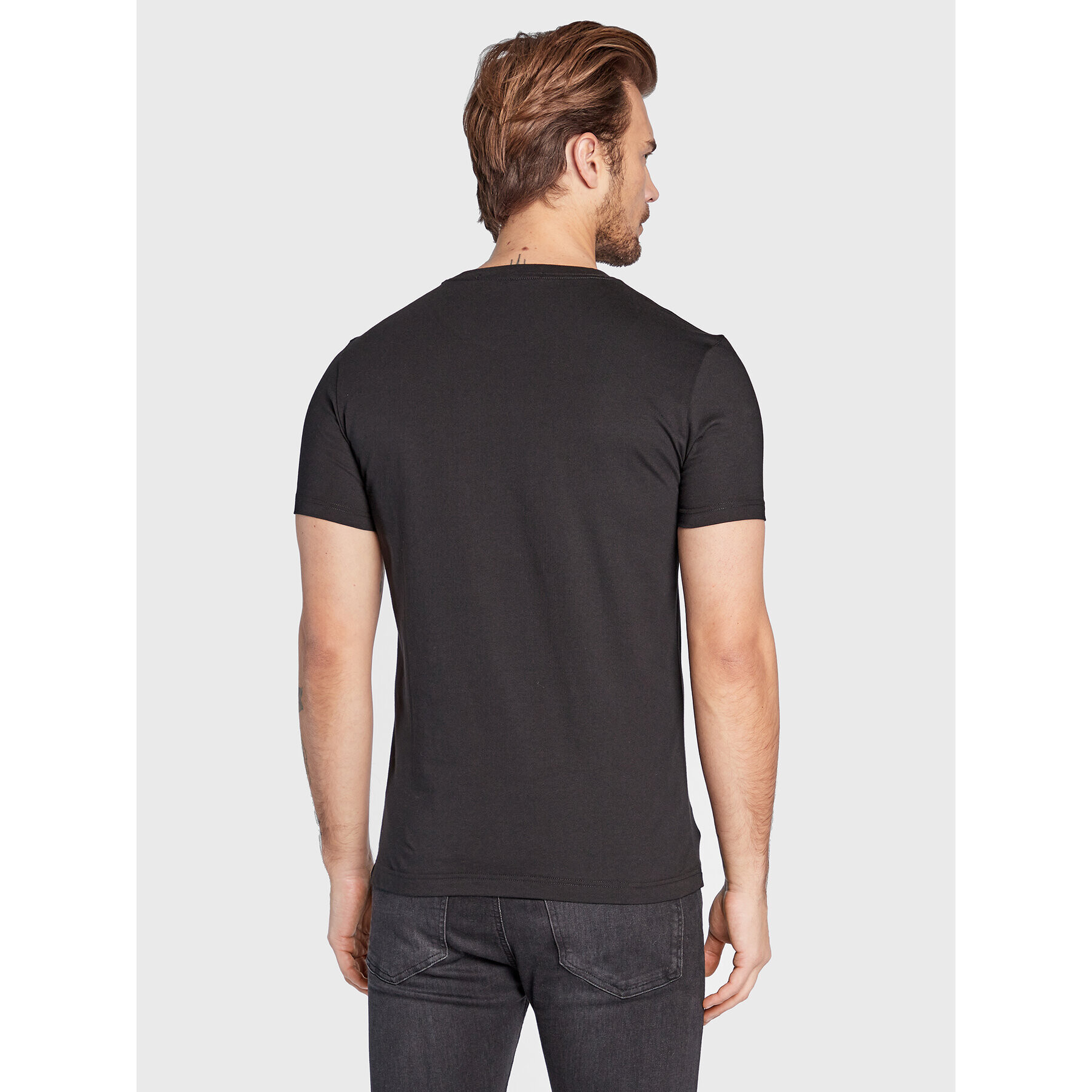 Calvin Klein Jeans T-Shirt Monogram J30J322466 Černá Regular Fit - Pepit.cz