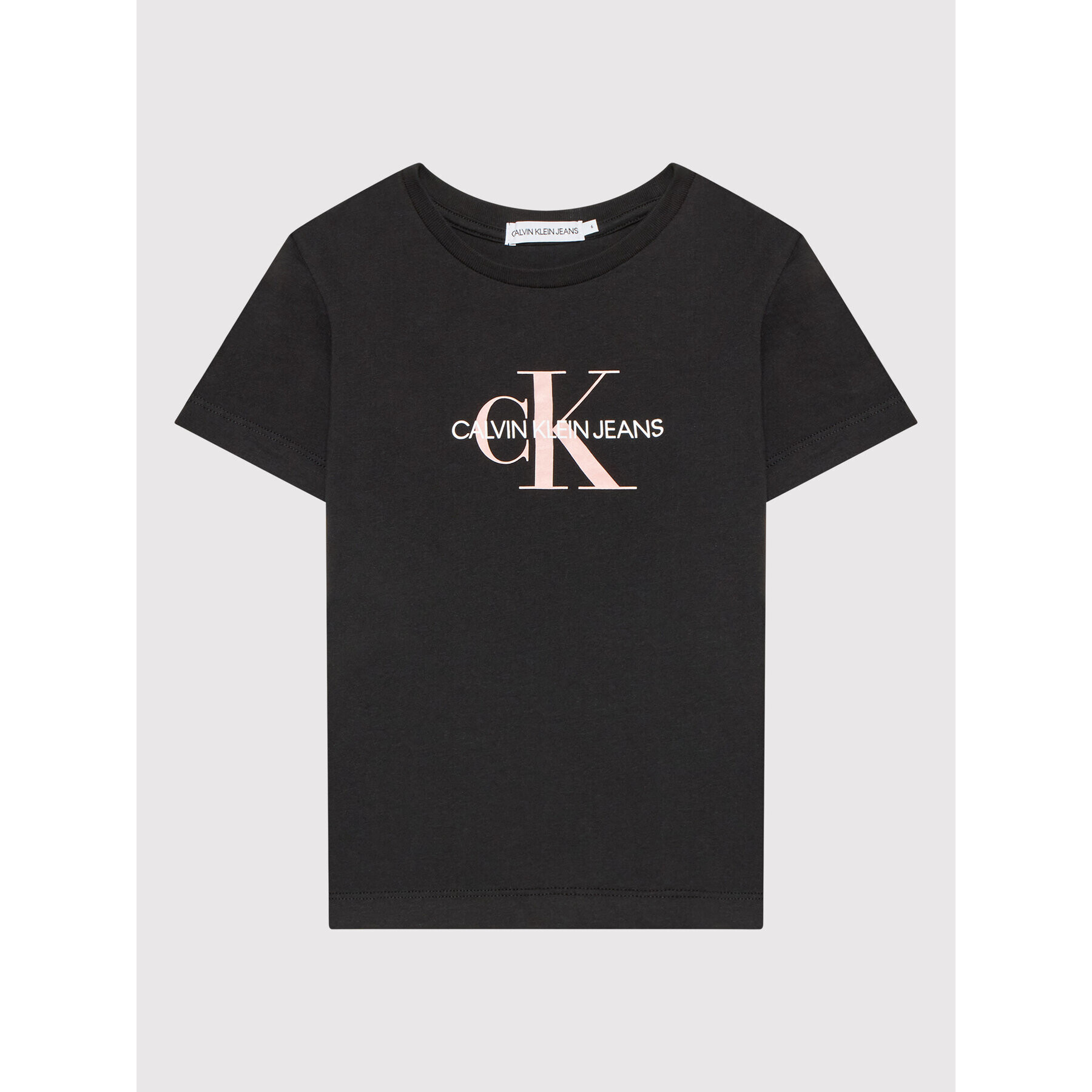 Calvin Klein Jeans T-Shirt Monogram Logo IU0IU00068 Černá Regular Fit - Pepit.cz