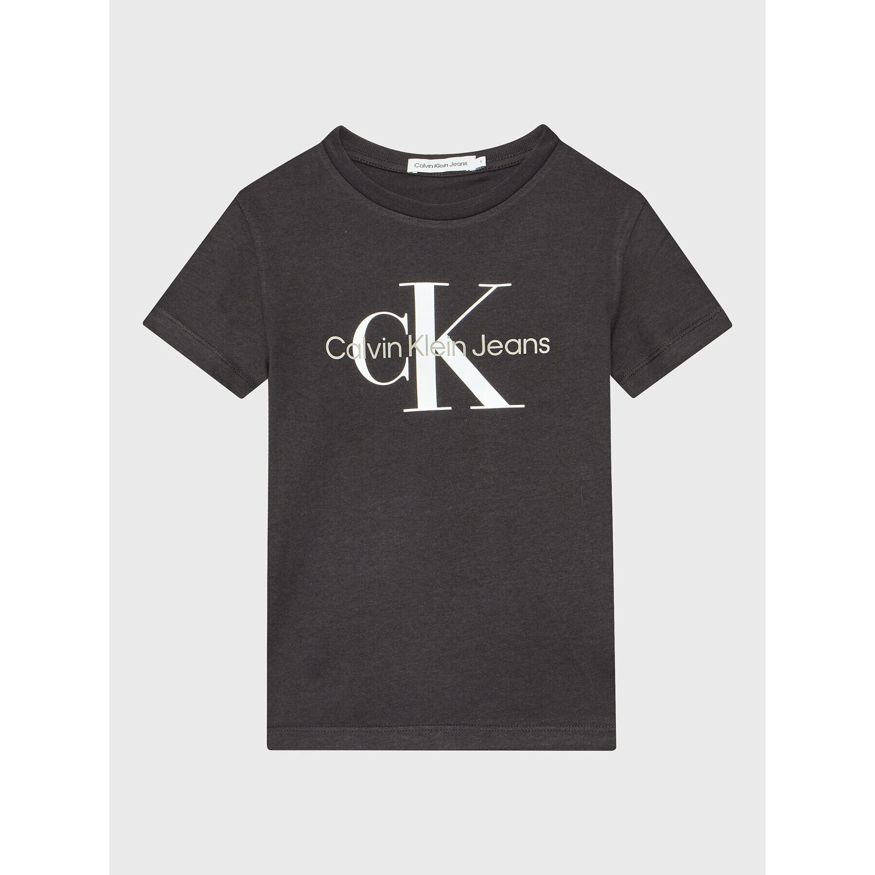 Calvin Klein Jeans T-Shirt Monogram Logo IU0IU00267 Černá Regular Fit - Pepit.cz