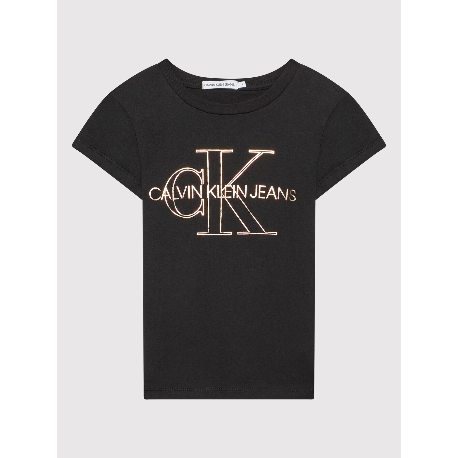 Calvin Klein Jeans T-Shirt Monogram Outline IG0IG01159 Černá Slim Fit - Pepit.cz