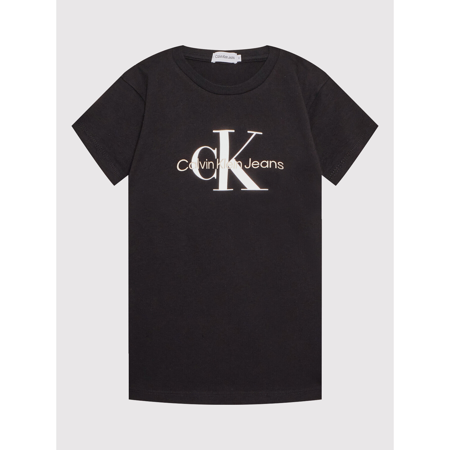 Calvin Klein Jeans T-Shirt Reflective Monogram IG0IG01347 Černá Slim Fit - Pepit.cz