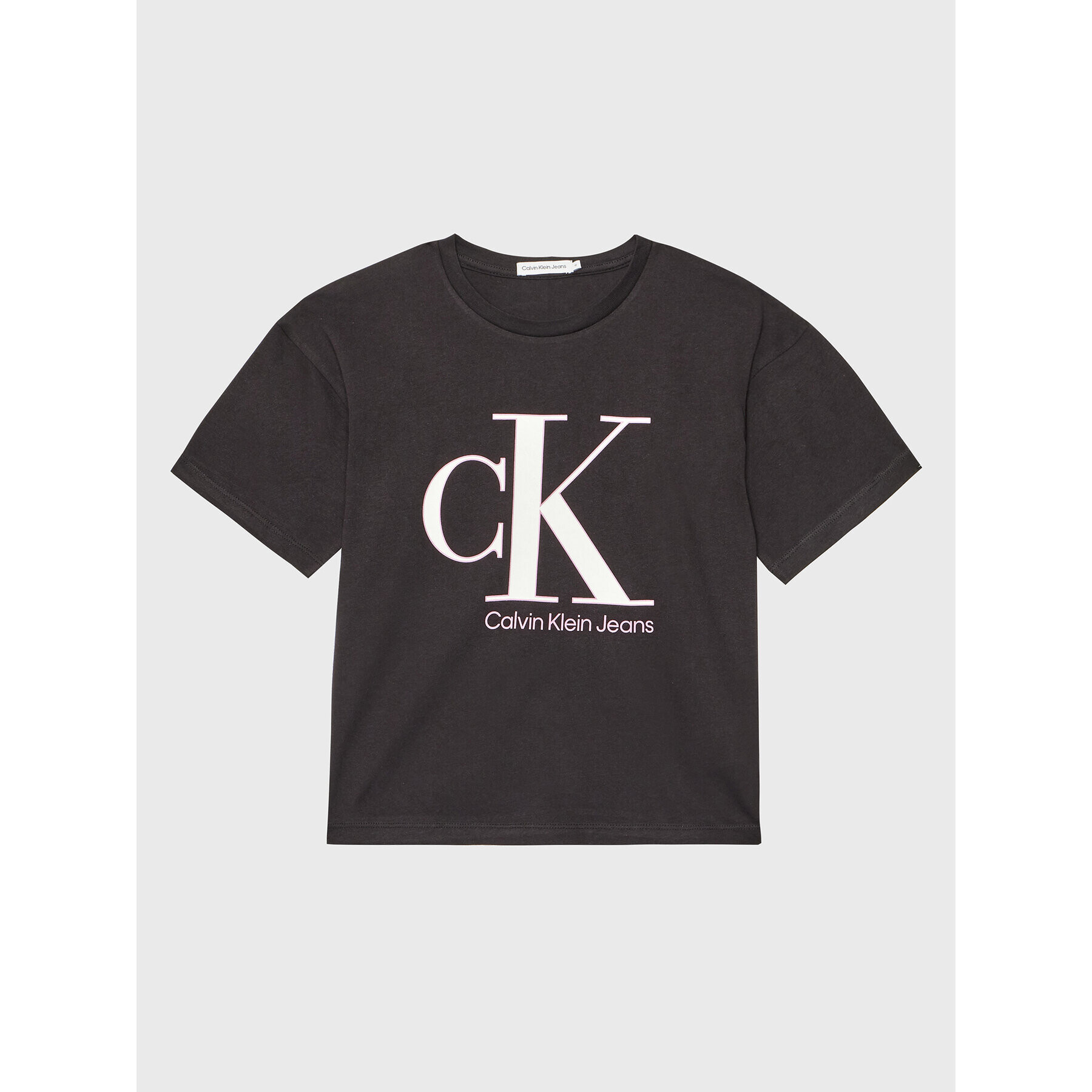 Calvin Klein Jeans T-Shirt Reveal Monogram IG0IG01939 Černá Regular Fit - Pepit.cz