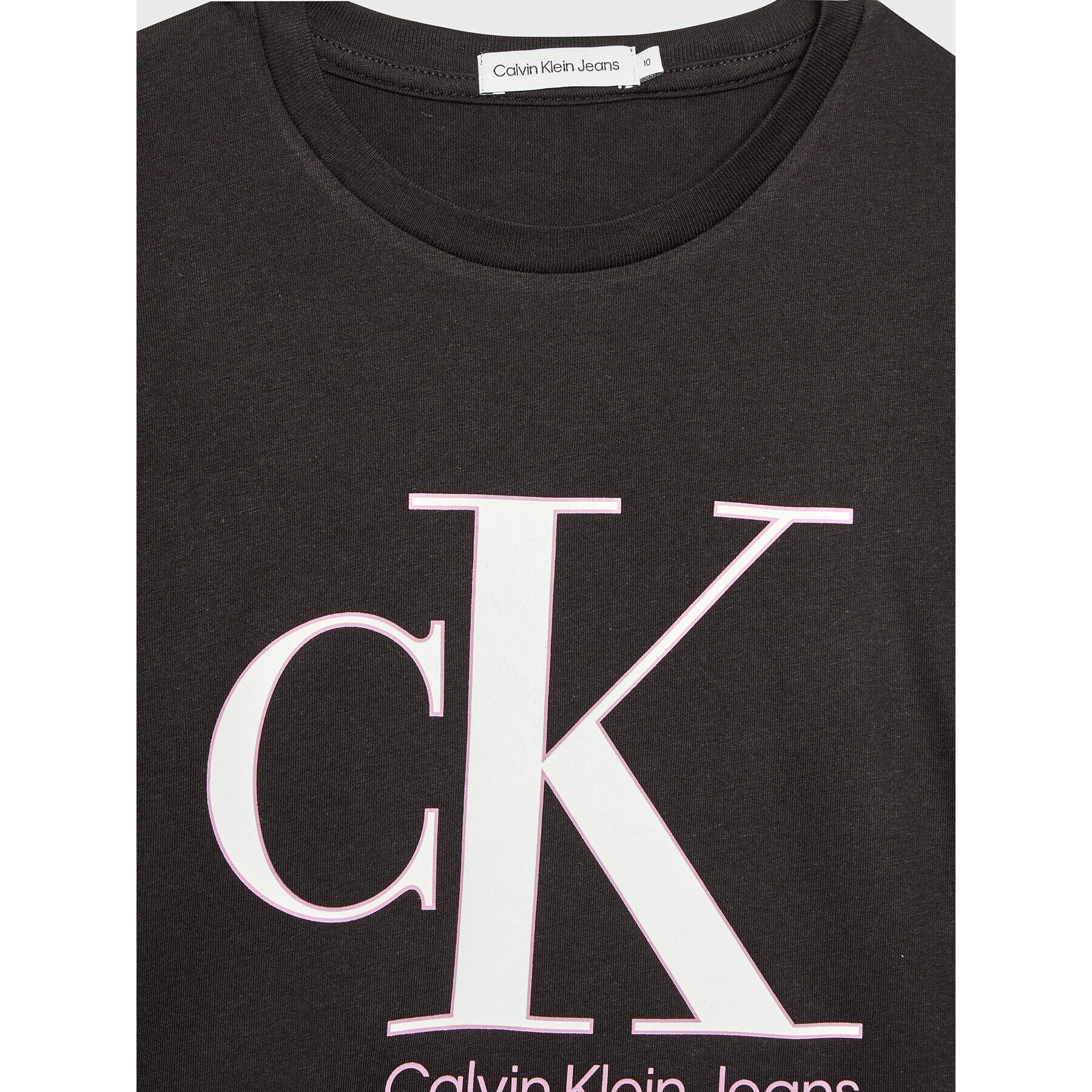 Calvin Klein Jeans T-Shirt Reveal Monogram IG0IG01939 Černá Regular Fit - Pepit.cz