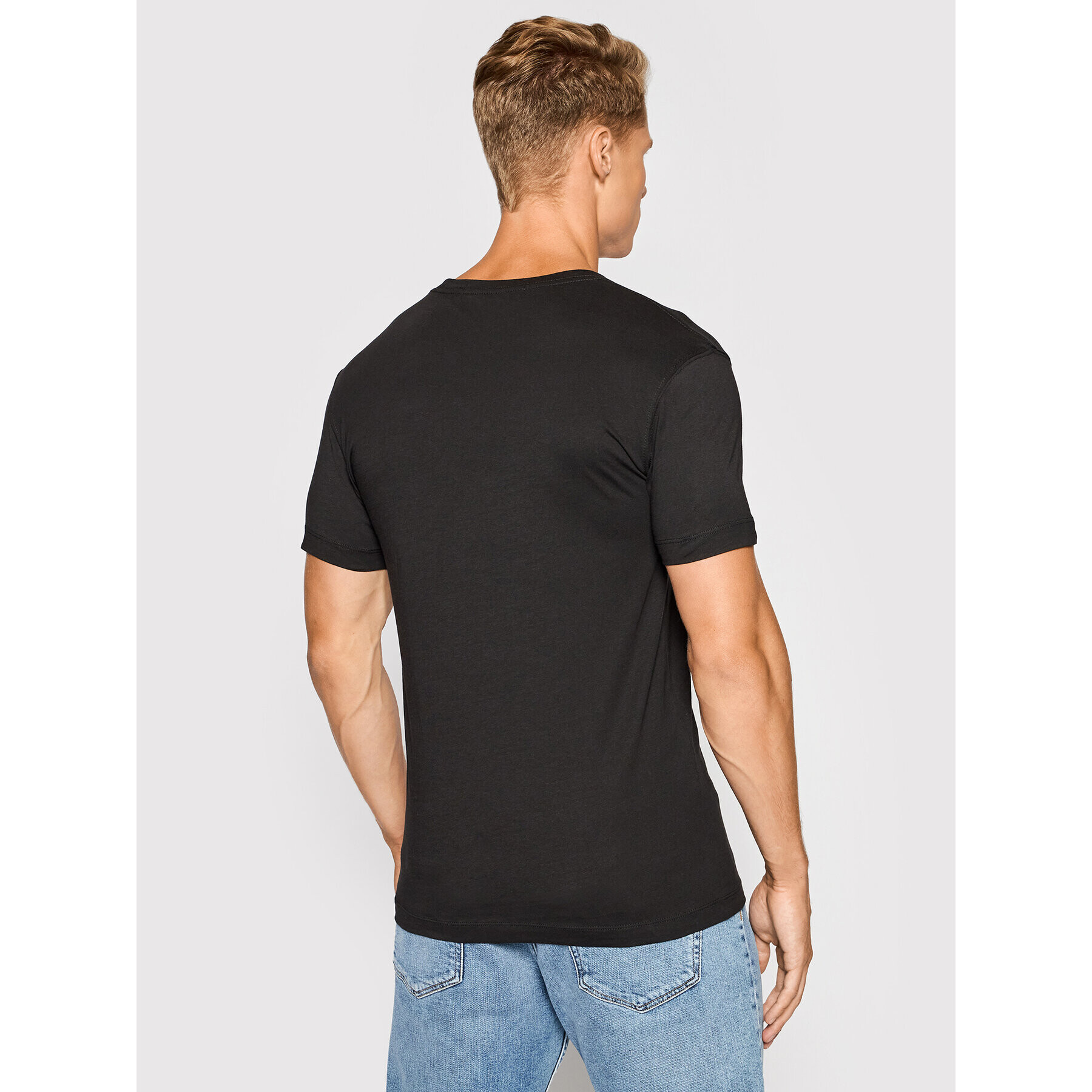 Calvin Klein Jeans T-Shirt Tee Shirt Essential J30J314544 Černá Slim Fit - Pepit.cz