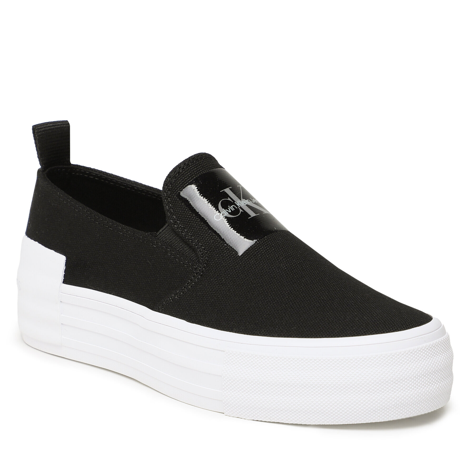 Calvin Klein Jeans Tenisky Bold Vulc Flat Slipon YW0YW01040 Černá - Pepit.cz