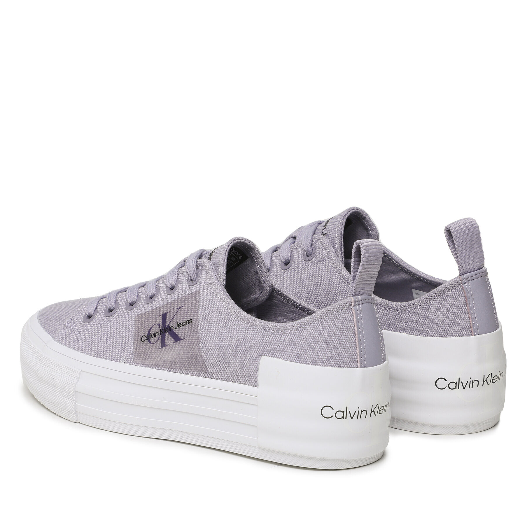 Calvin Klein Jeans Tenisky Bold Vulc Flatf Laceup Wn YW0YW01039 Fialová - Pepit.cz