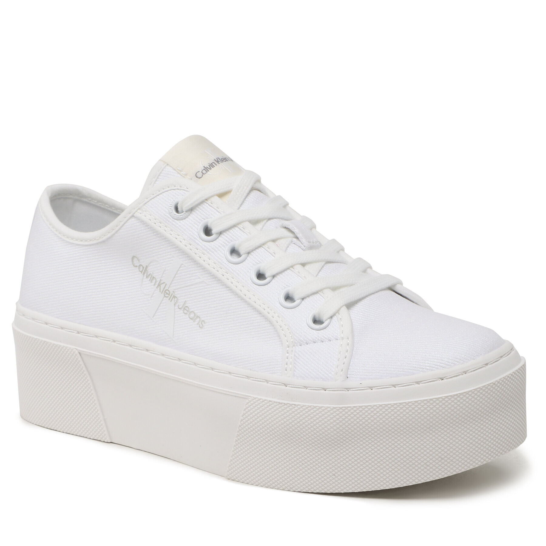 Calvin Klein Jeans Tenisky Cupsole Flatform Ny Preal Wn YW0YW01221 Bílá - Pepit.cz