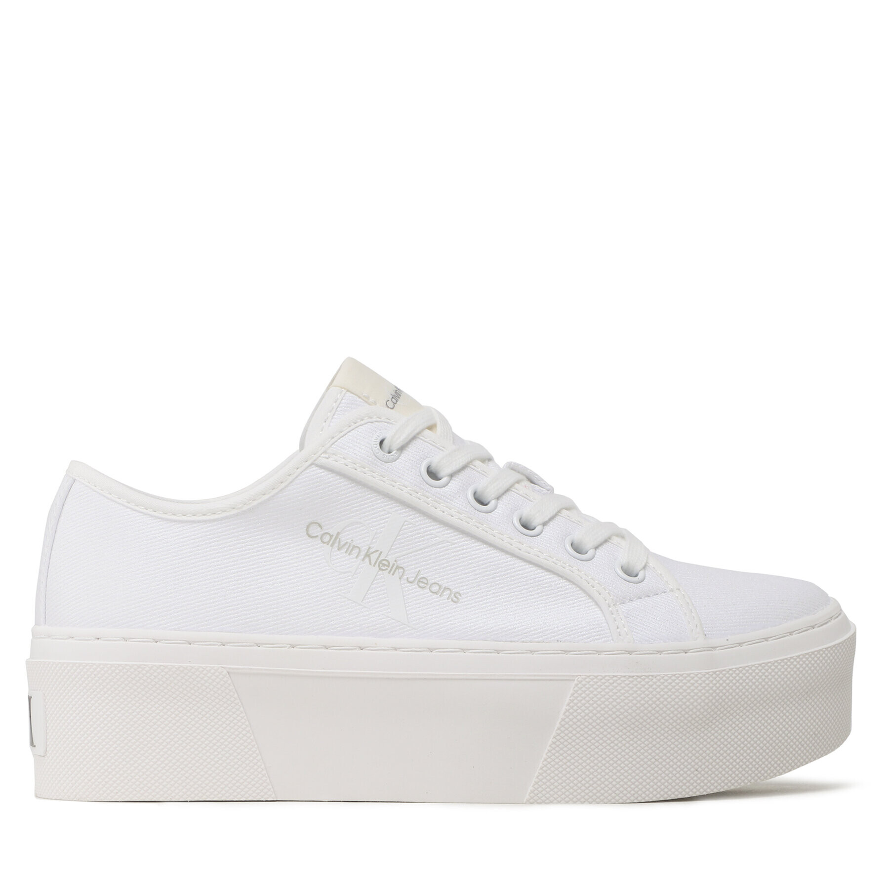 Calvin Klein Jeans Tenisky Cupsole Flatform Ny Preal Wn YW0YW01221 Bílá - Pepit.cz