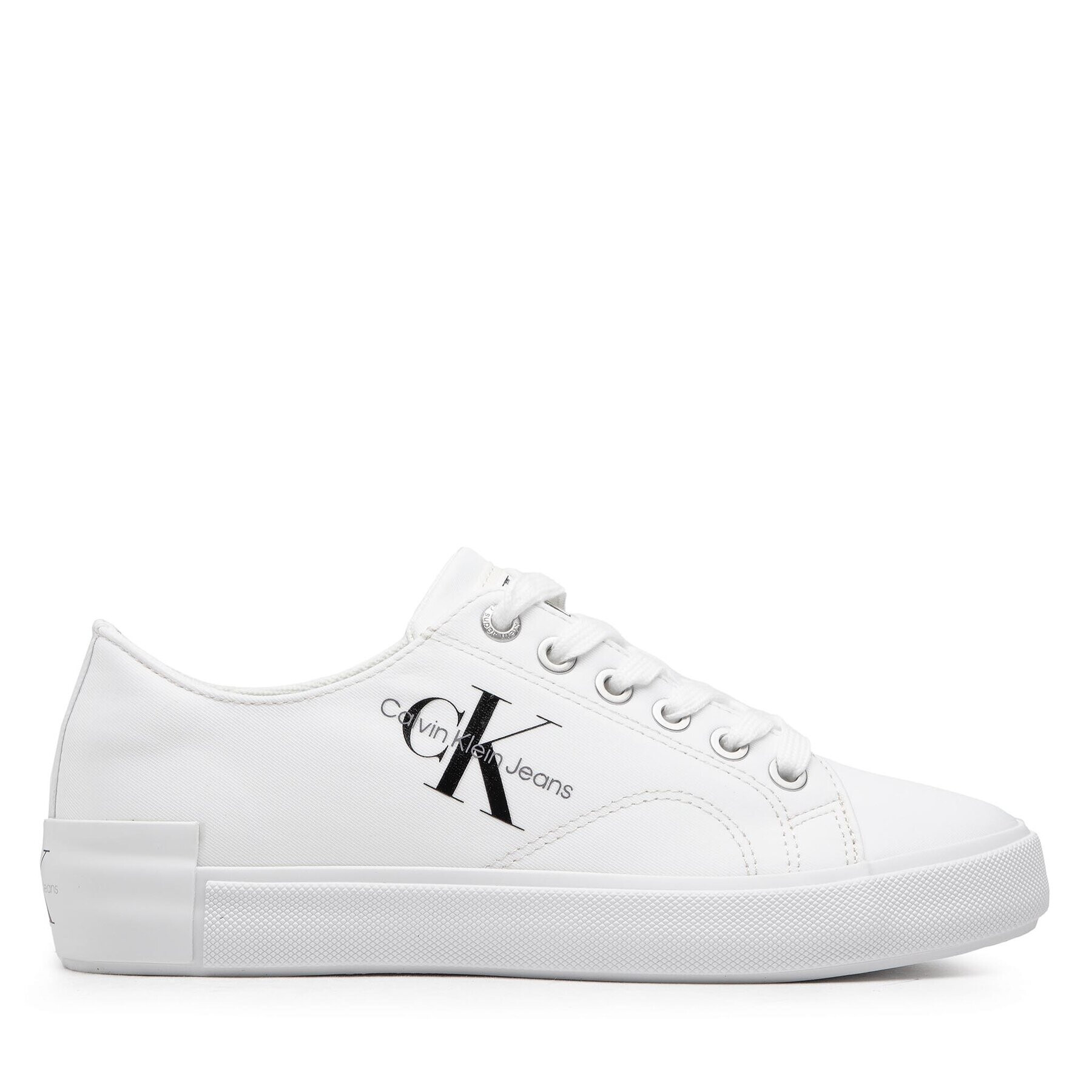 Calvin Klein Jeans Tenisky Ess Vulcanized Laceup Low Ny YW0YW00756 Bílá - Pepit.cz