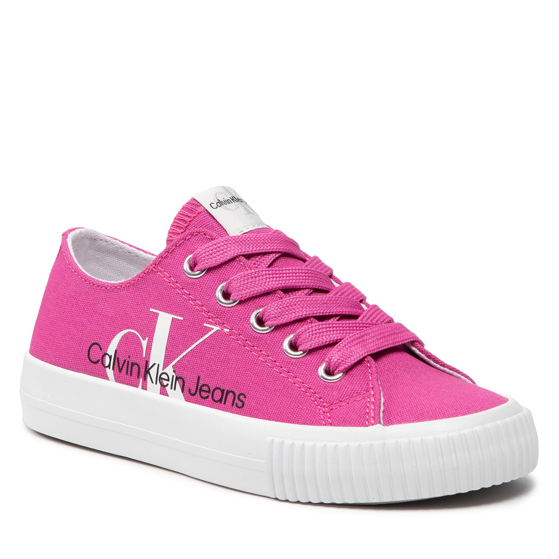 Calvin Klein Jeans Tenisky Low Cut Lace-Up Sneaker V3A9-80187-0890 Růžová - Pepit.cz