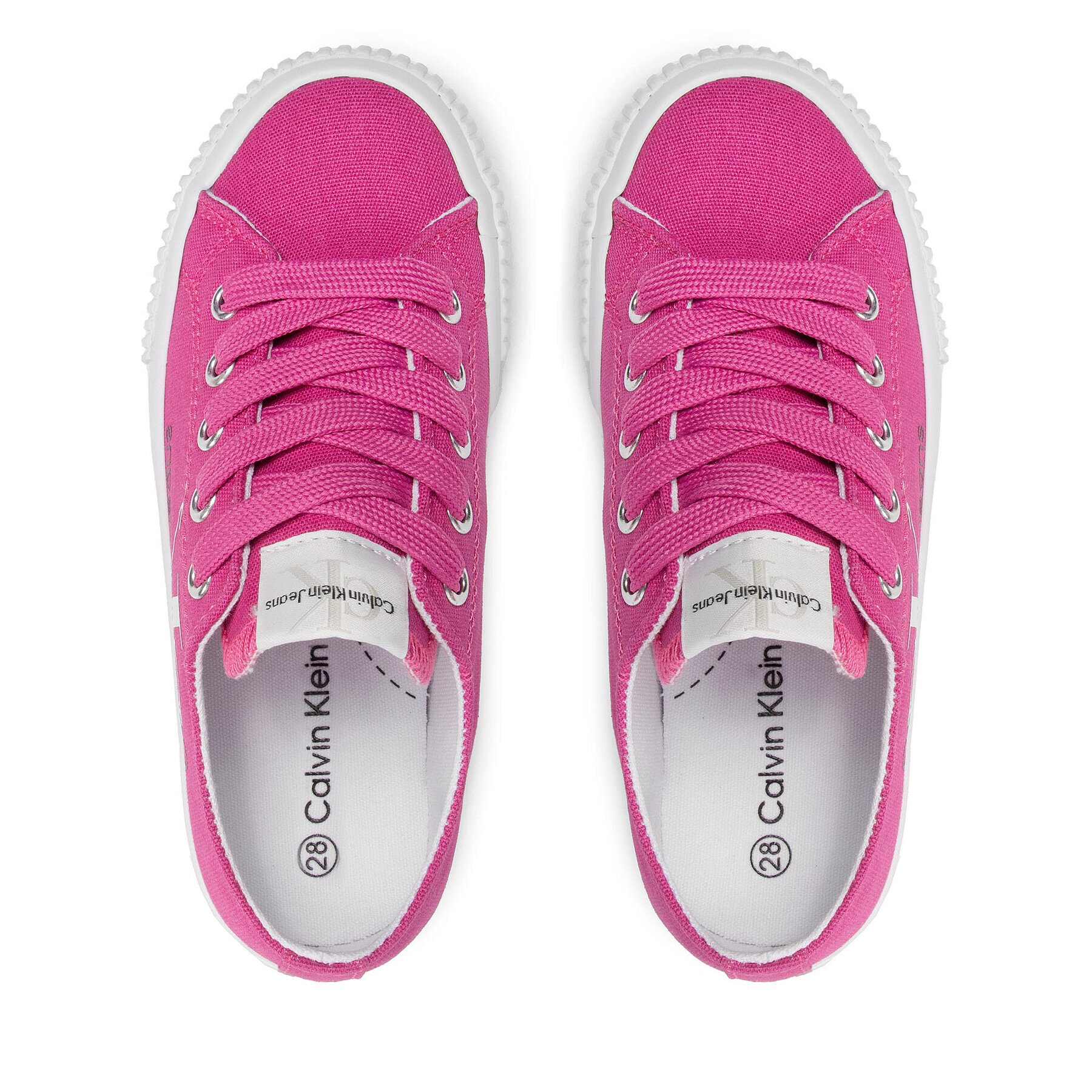 Calvin Klein Jeans Tenisky Low Cut Lace-Up Sneaker V3A9-80187-0890 Růžová - Pepit.cz