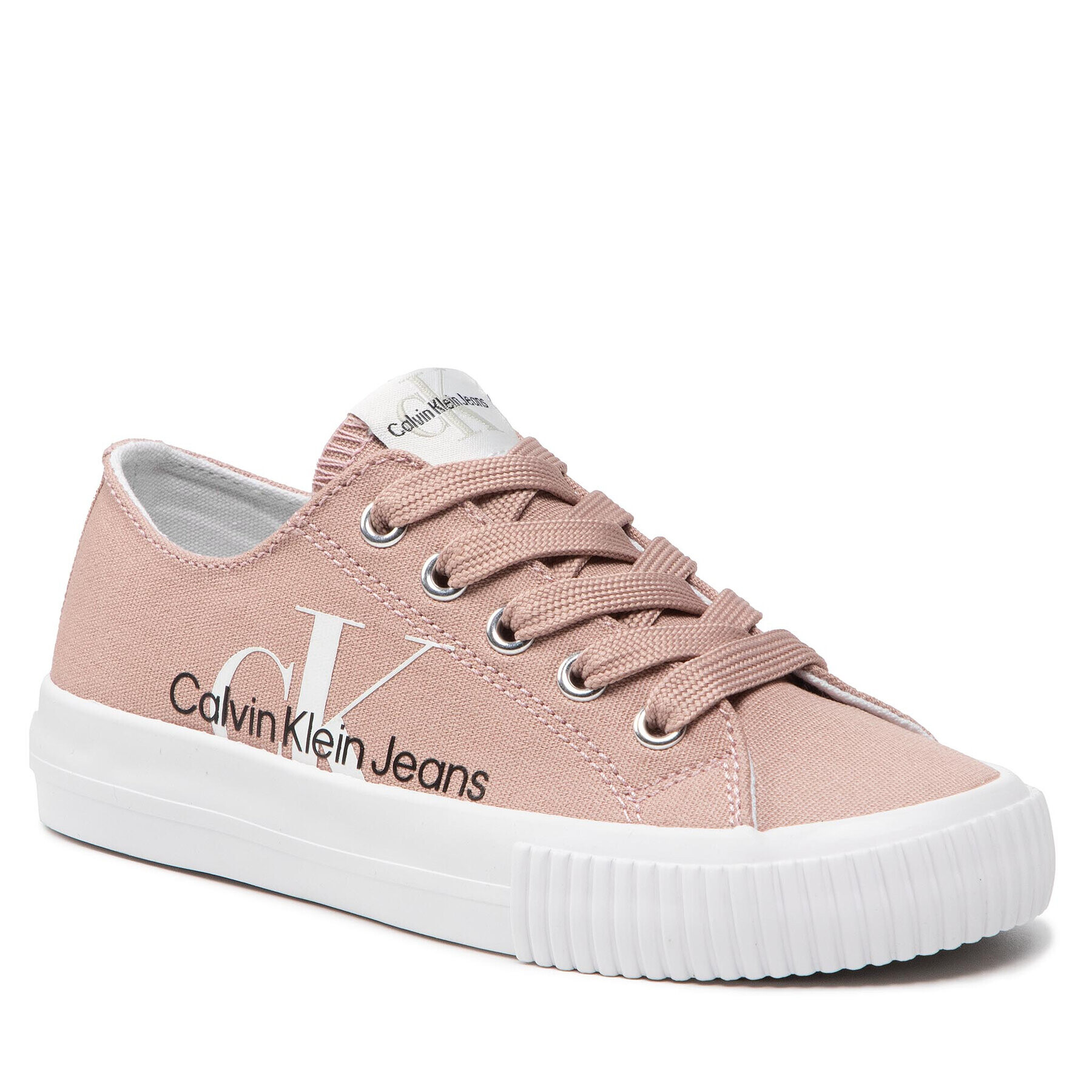 Calvin Klein Jeans Tenisky Low Cut Lace-Up Sneaker V3A9-80187-0890 Růžová - Pepit.cz