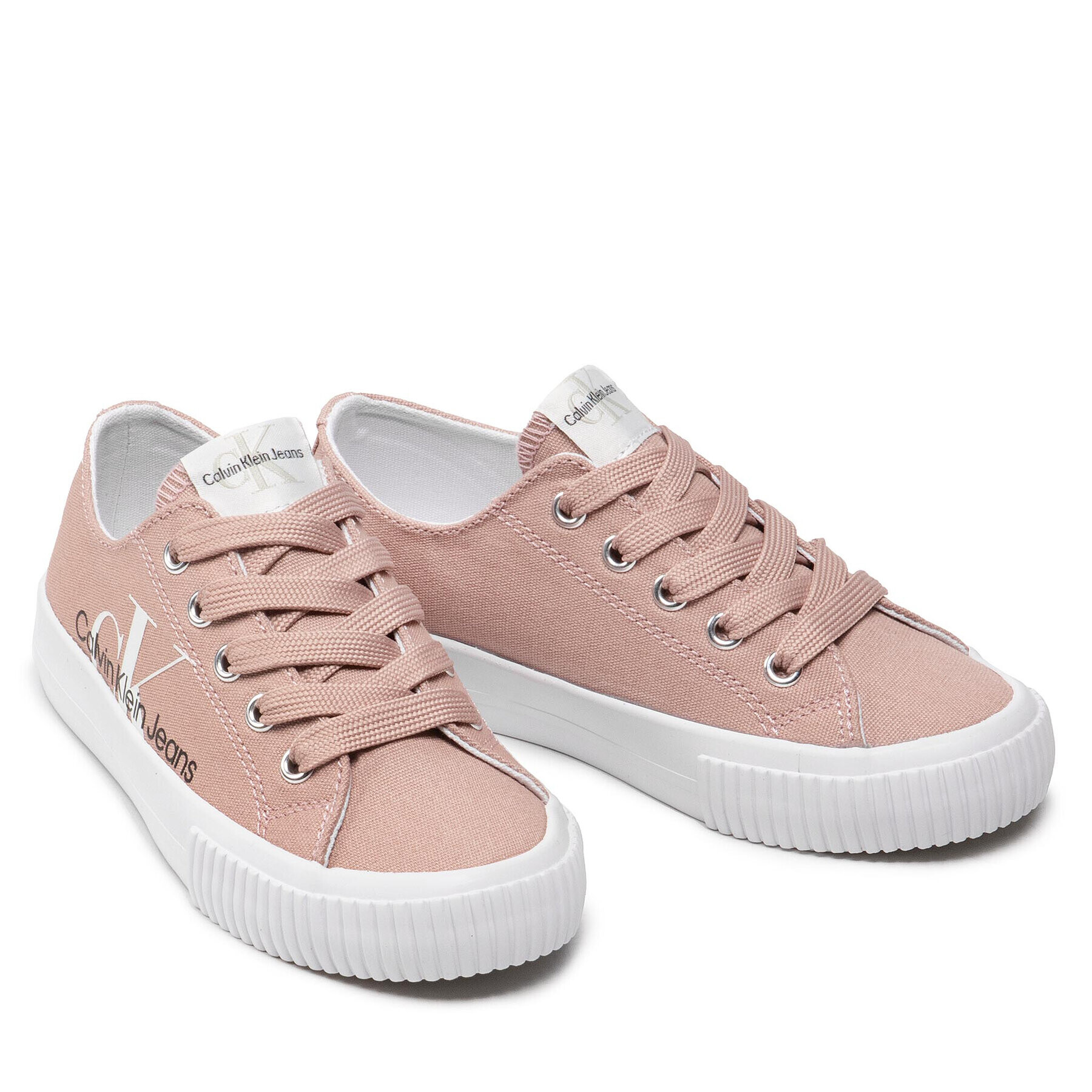 Calvin Klein Jeans Tenisky Low Cut Lace-Up Sneaker V3A9-80187-0890 Růžová - Pepit.cz