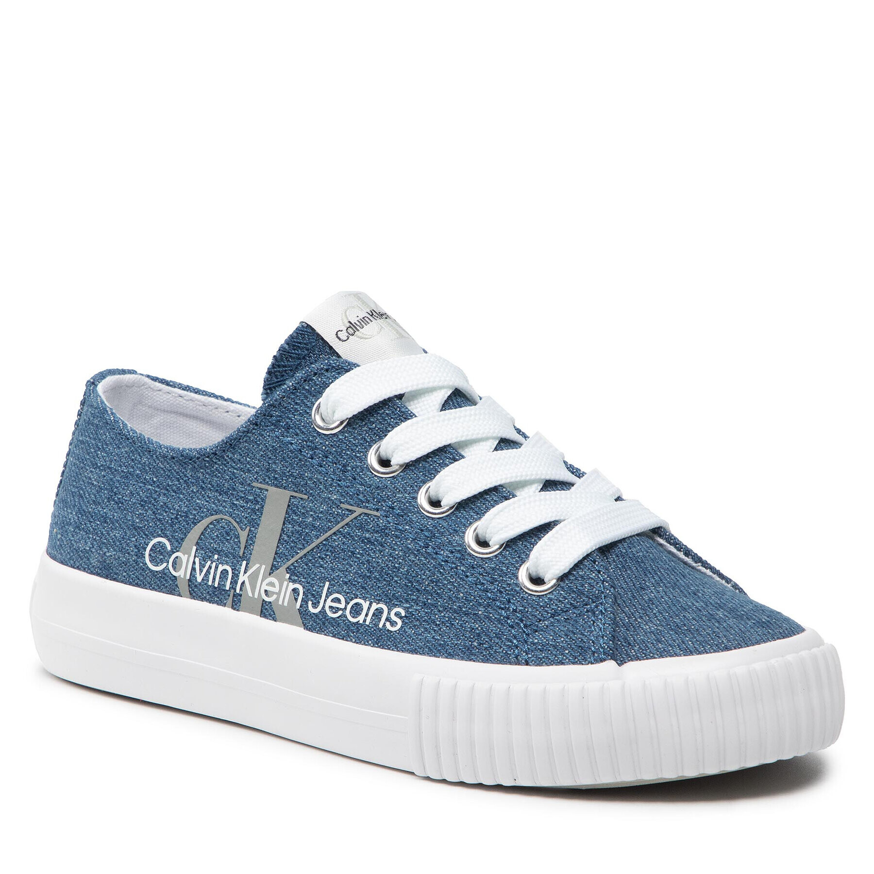 Calvin Klein Jeans Tenisky Low Cut Lace-Up Sneaker V3X9-80125-0890 M Modrá - Pepit.cz