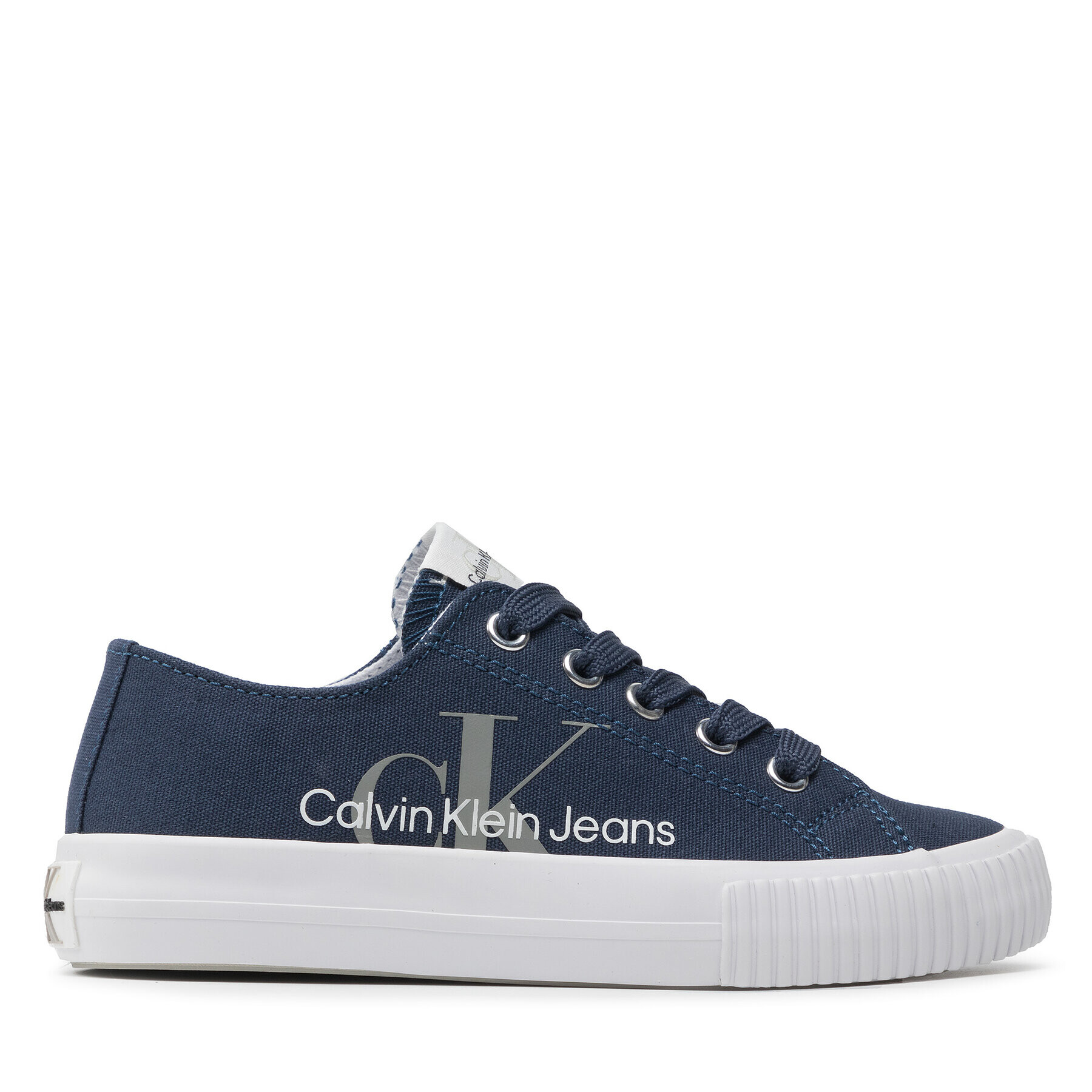 Calvin Klein Jeans Tenisky Low Cut Lace-Up Sneaker V3X9-80125-0890 M Tmavomodrá - Pepit.cz