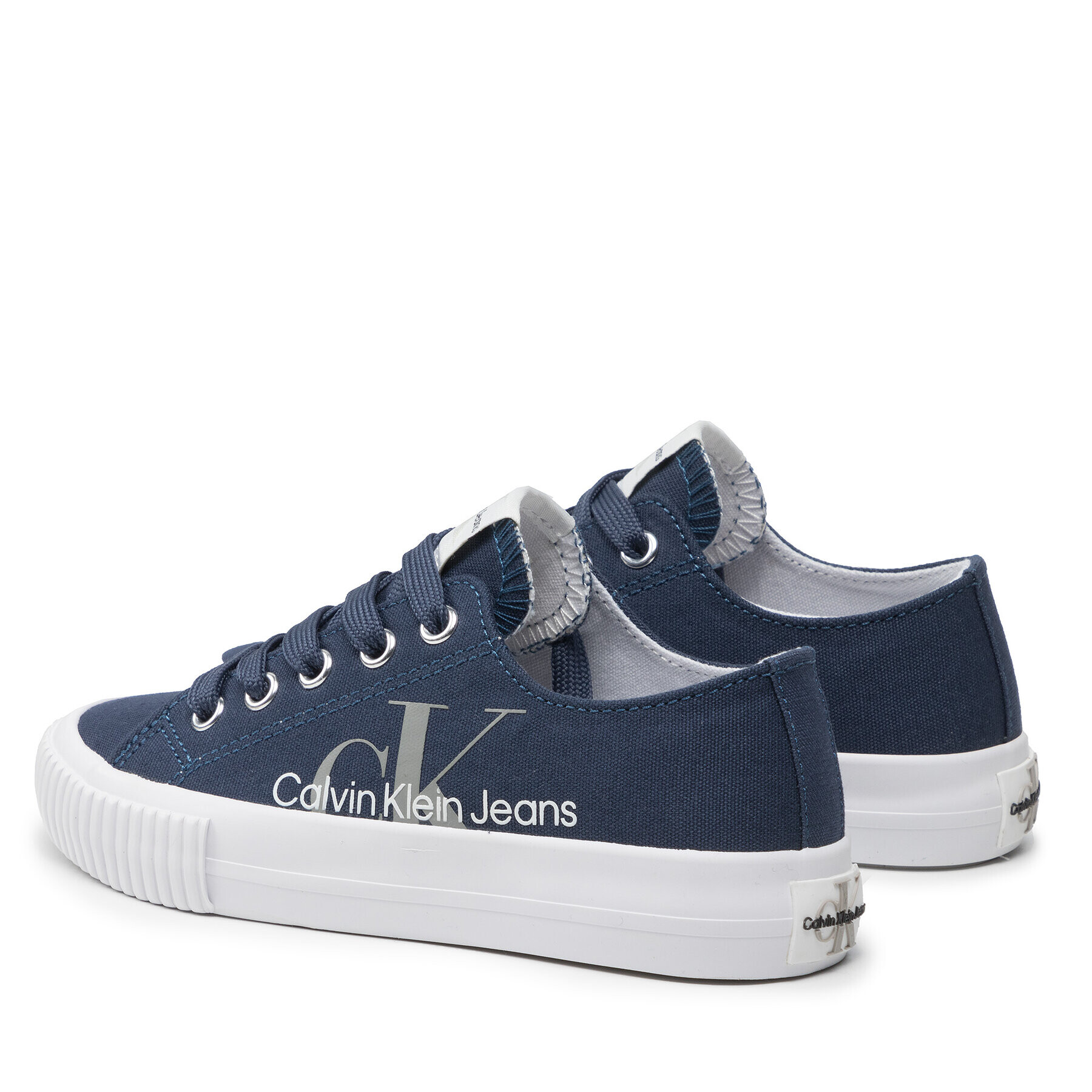 Calvin Klein Jeans Tenisky Low Cut Lace-Up Sneaker V3X9-80125-0890 M Tmavomodrá - Pepit.cz