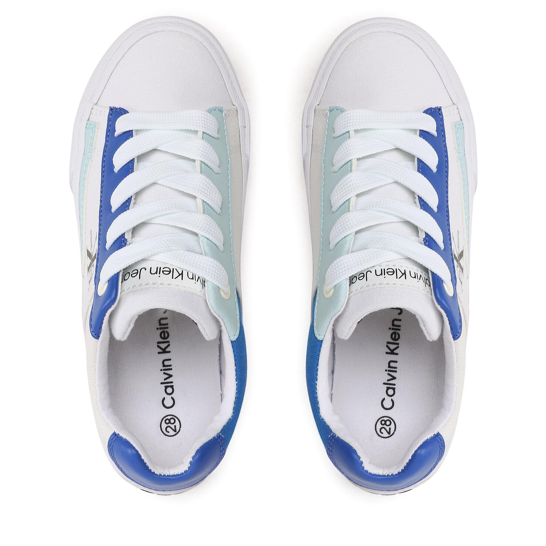 Calvin Klein Jeans Tenisky Lowcut Lace-Up Sneaker V3X9-80564-1355 M Bílá - Pepit.cz