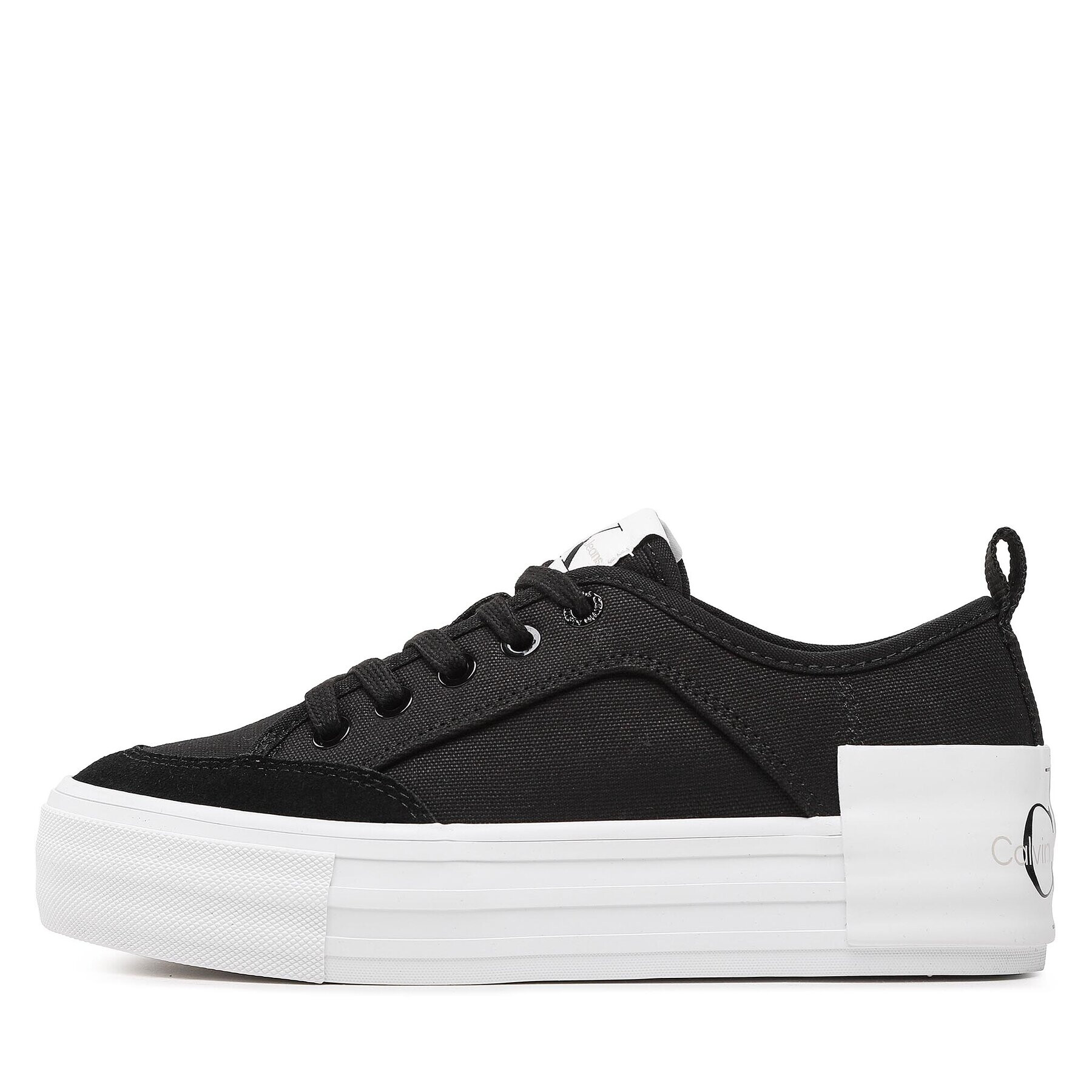 Calvin Klein Jeans Tenisky Vulc Flatform Bold Irreg Lines YW0YW00903 Černá - Pepit.cz