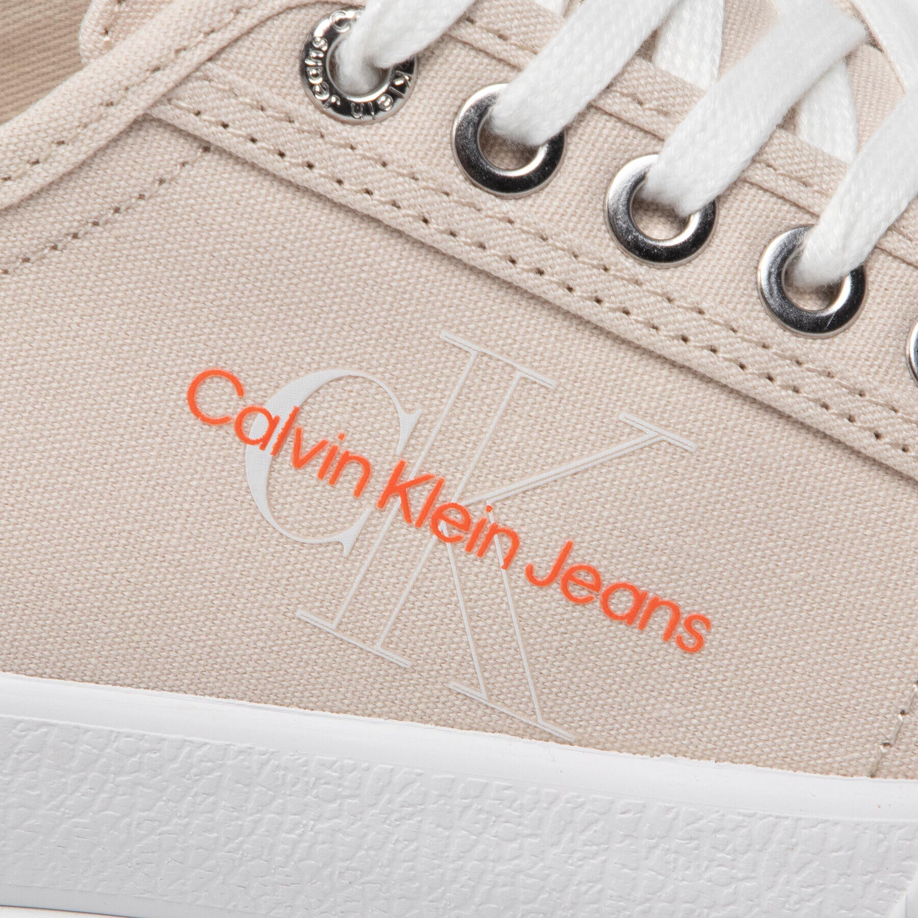 Calvin Klein Jeans Tenisky Vulcanized Essential 1 YW0YW00482 Béžová - Pepit.cz