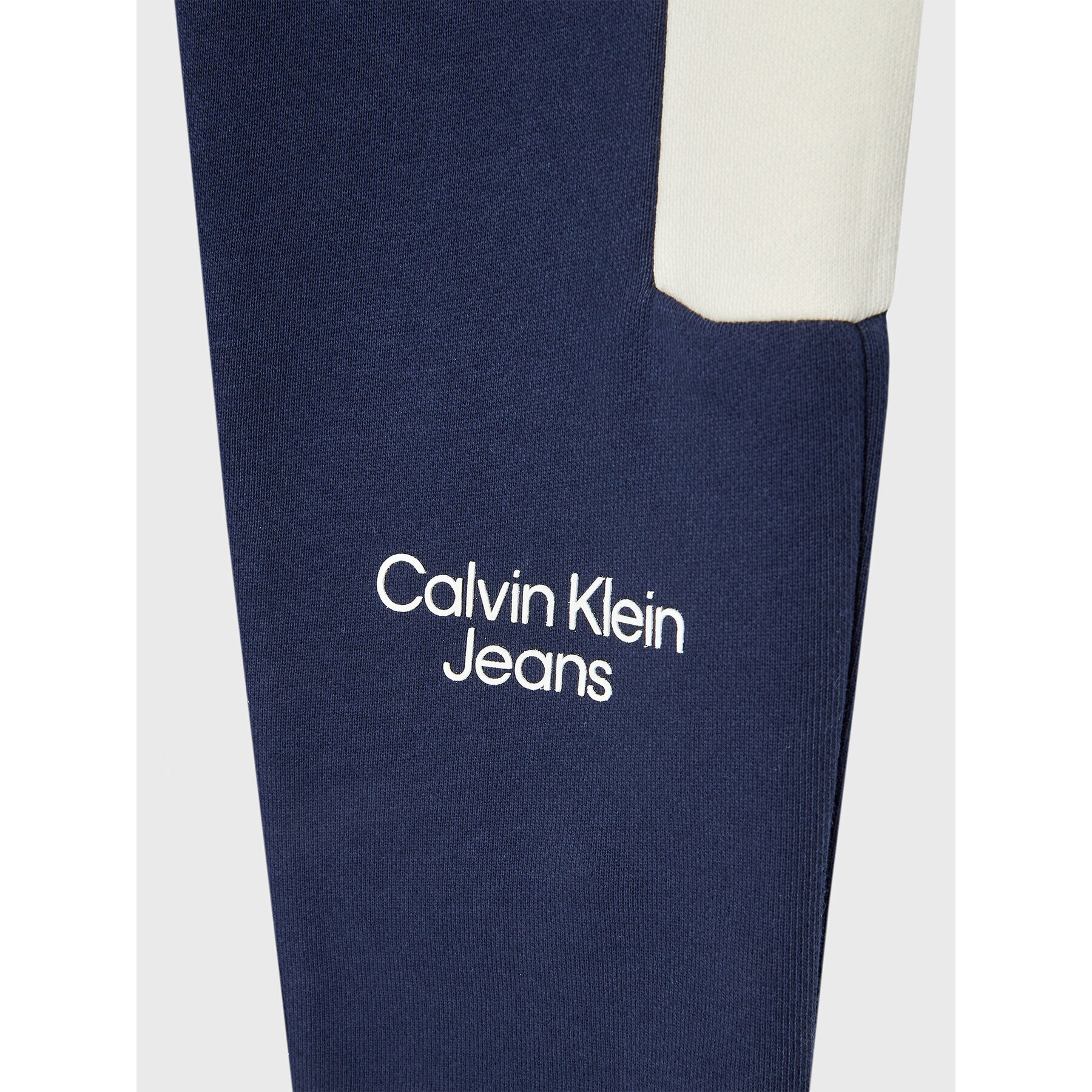 Calvin Klein Jeans Tepláková souprava Block Stack Logo IB0IB01299 Tmavomodrá Regular Fit - Pepit.cz