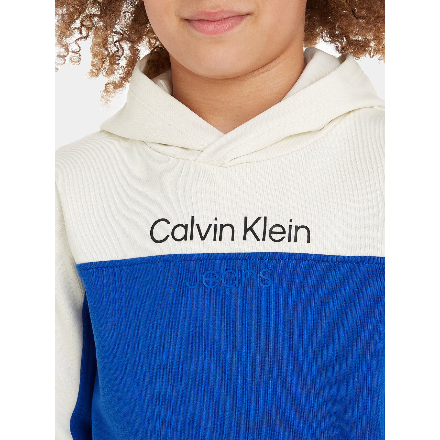 Calvin Klein Jeans Tepláková souprava Color Block IB0IB01849 Modrá Regular Fit - Pepit.cz