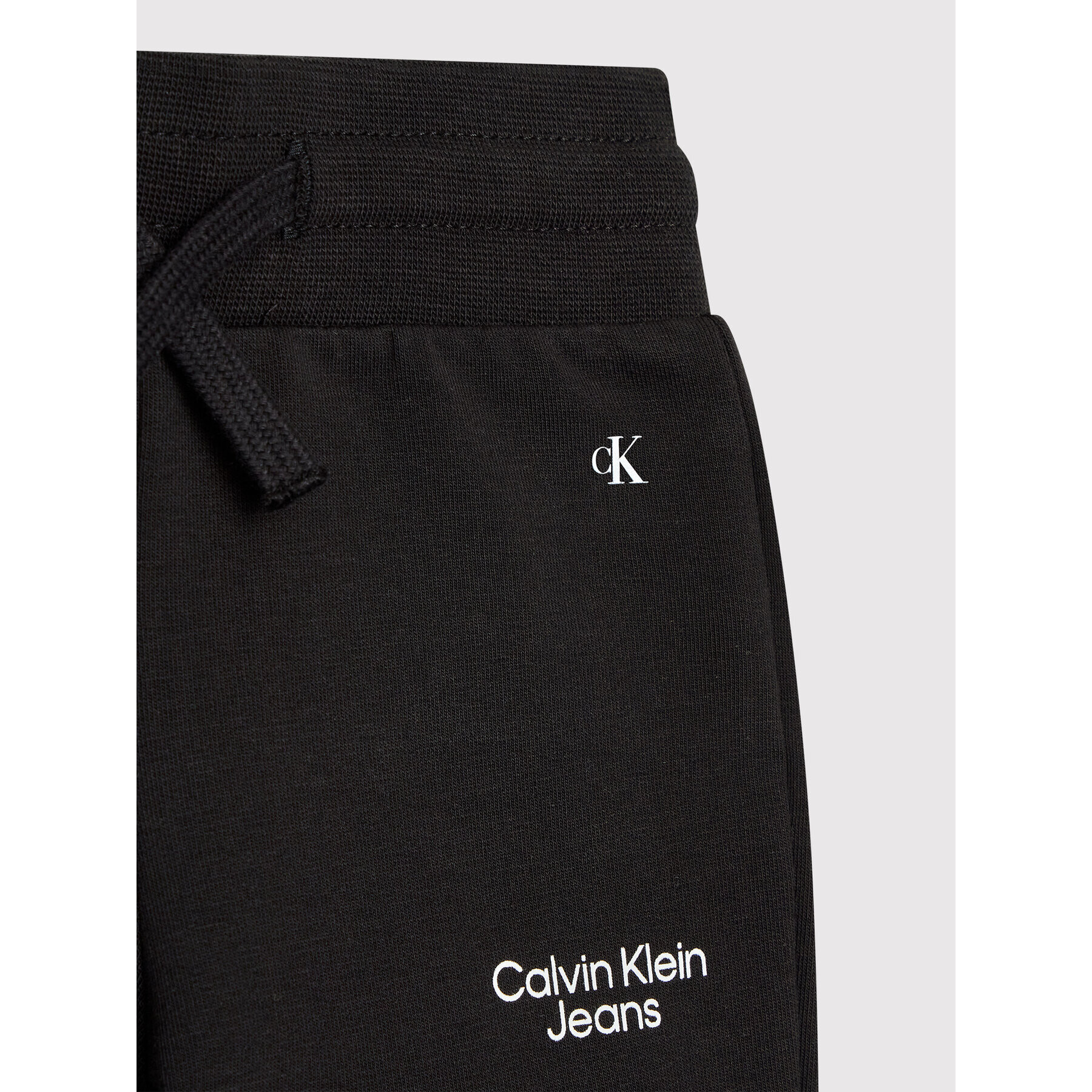 Calvin Klein Jeans Tepláková souprava Stack Logo IN0IN00019 Černá Regular Fit - Pepit.cz