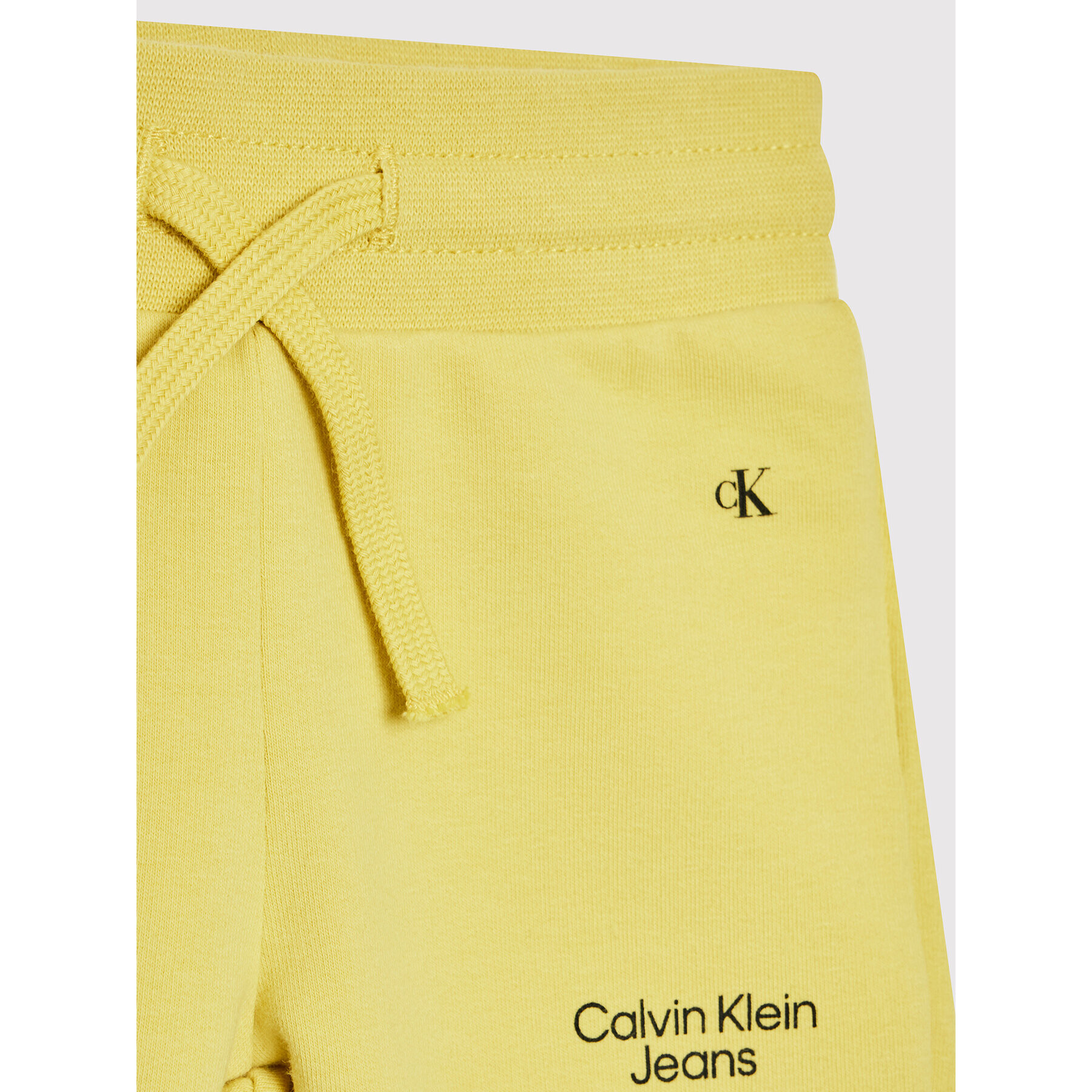 Calvin Klein Jeans Tepláková souprava Stack Logo IN0IN00019 Žlutá Regular Fit - Pepit.cz