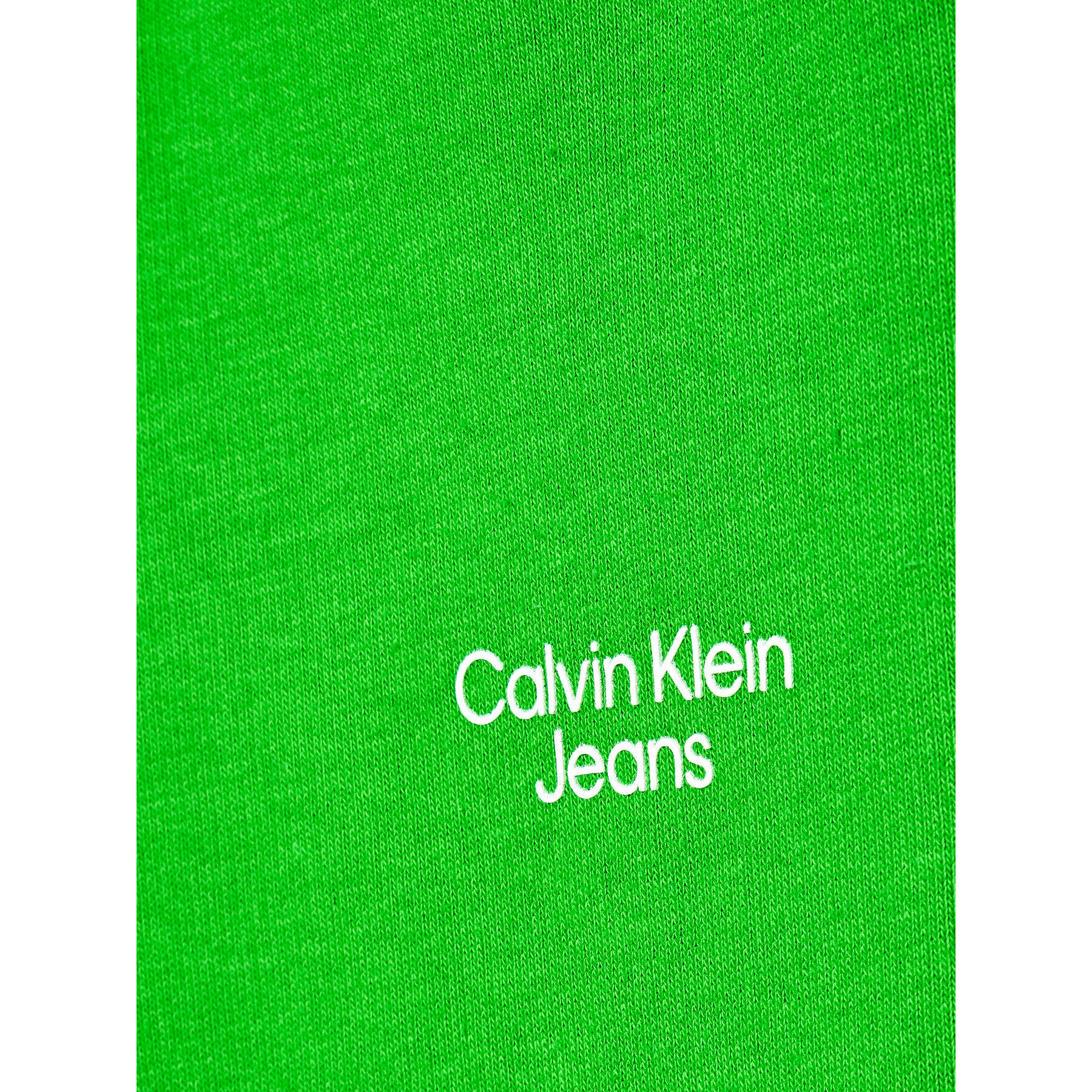 Calvin Klein Jeans Teplákové kalhoty IB0IB01282 Zelená Regular Fit - Pepit.cz