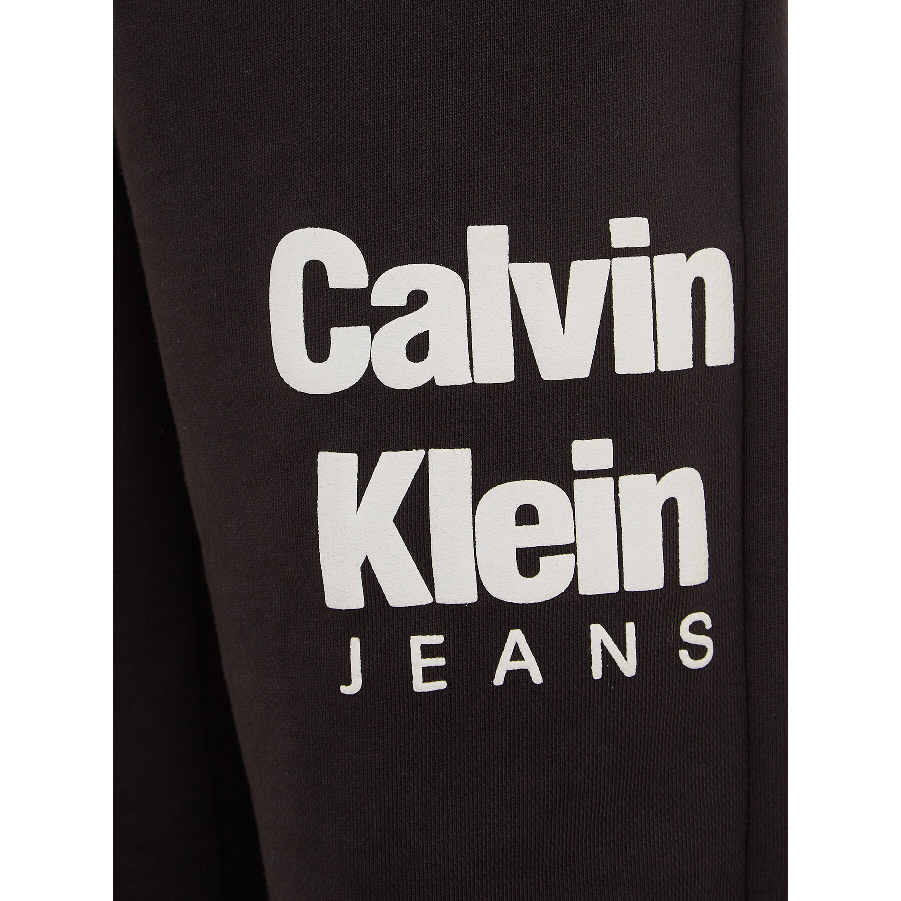 Calvin Klein Jeans Teplákové kalhoty IB0IB01816 Černá Regular Fit - Pepit.cz